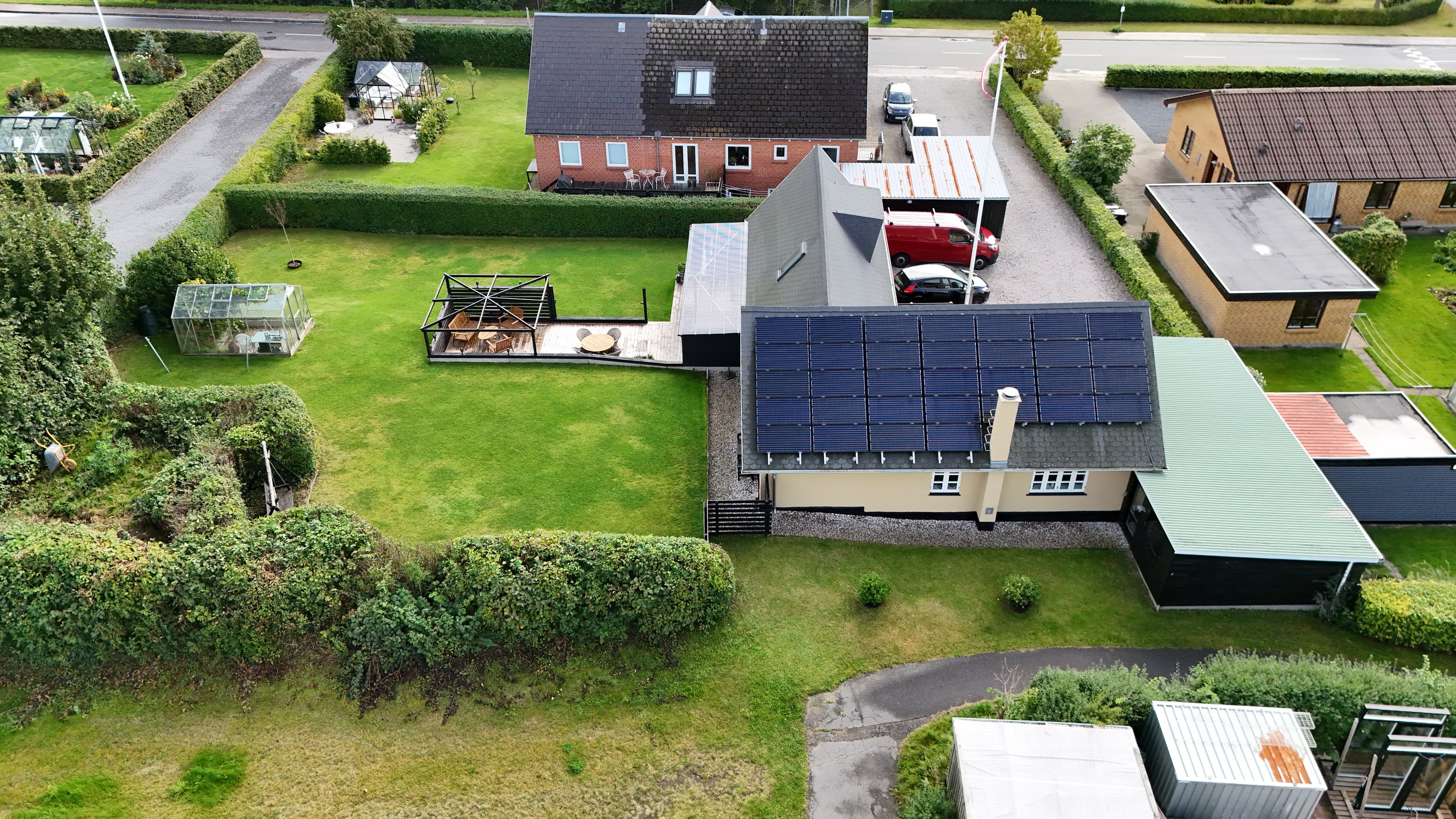 Fremhævet luftfoto billede i fuldskærmstilstand. Billede af Blåkildevej 25, 9510 Arden