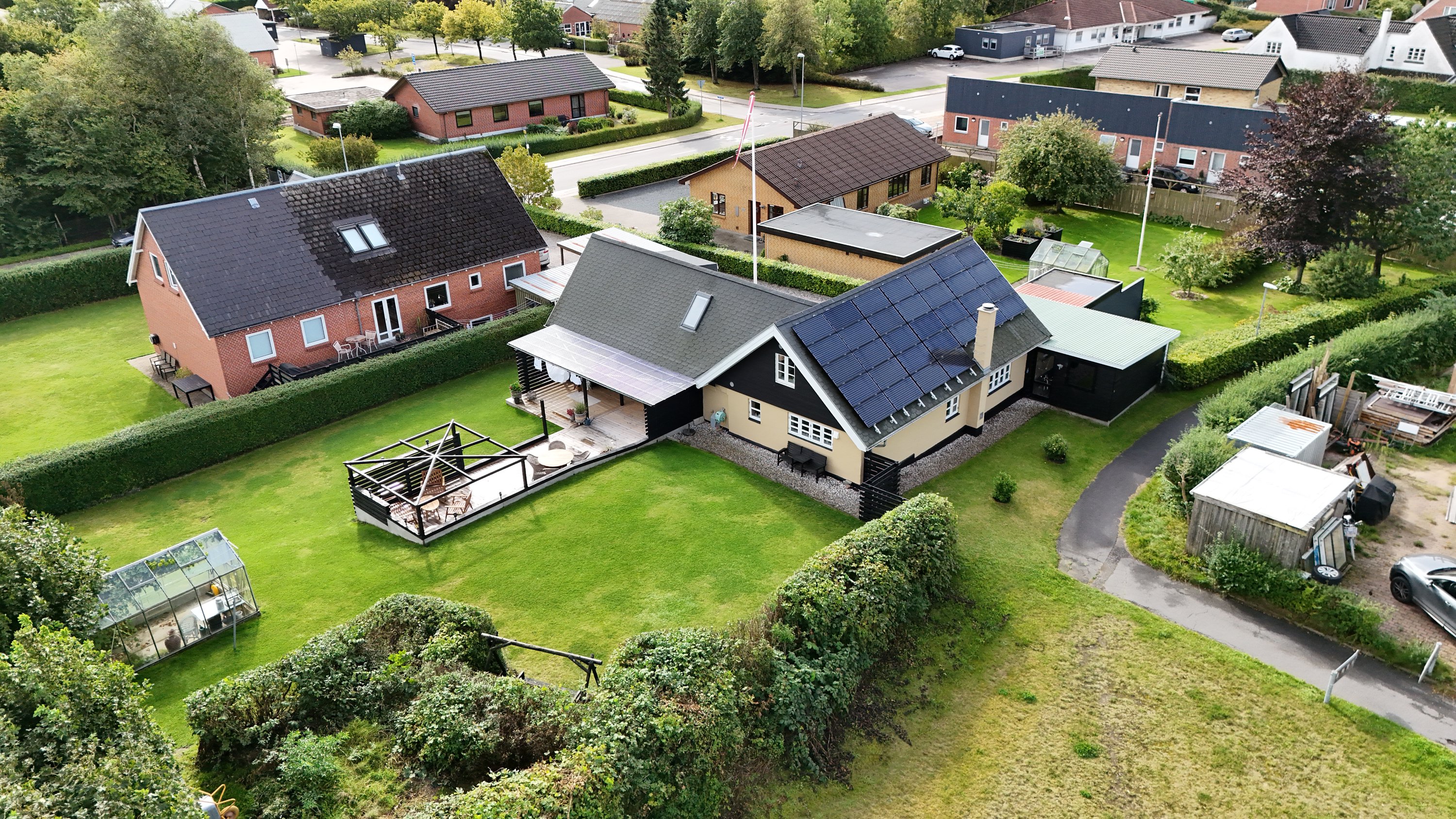 Fremhævet luftfoto billede i fuldskærmstilstand. Billede af Blåkildevej 25, 9510 Arden