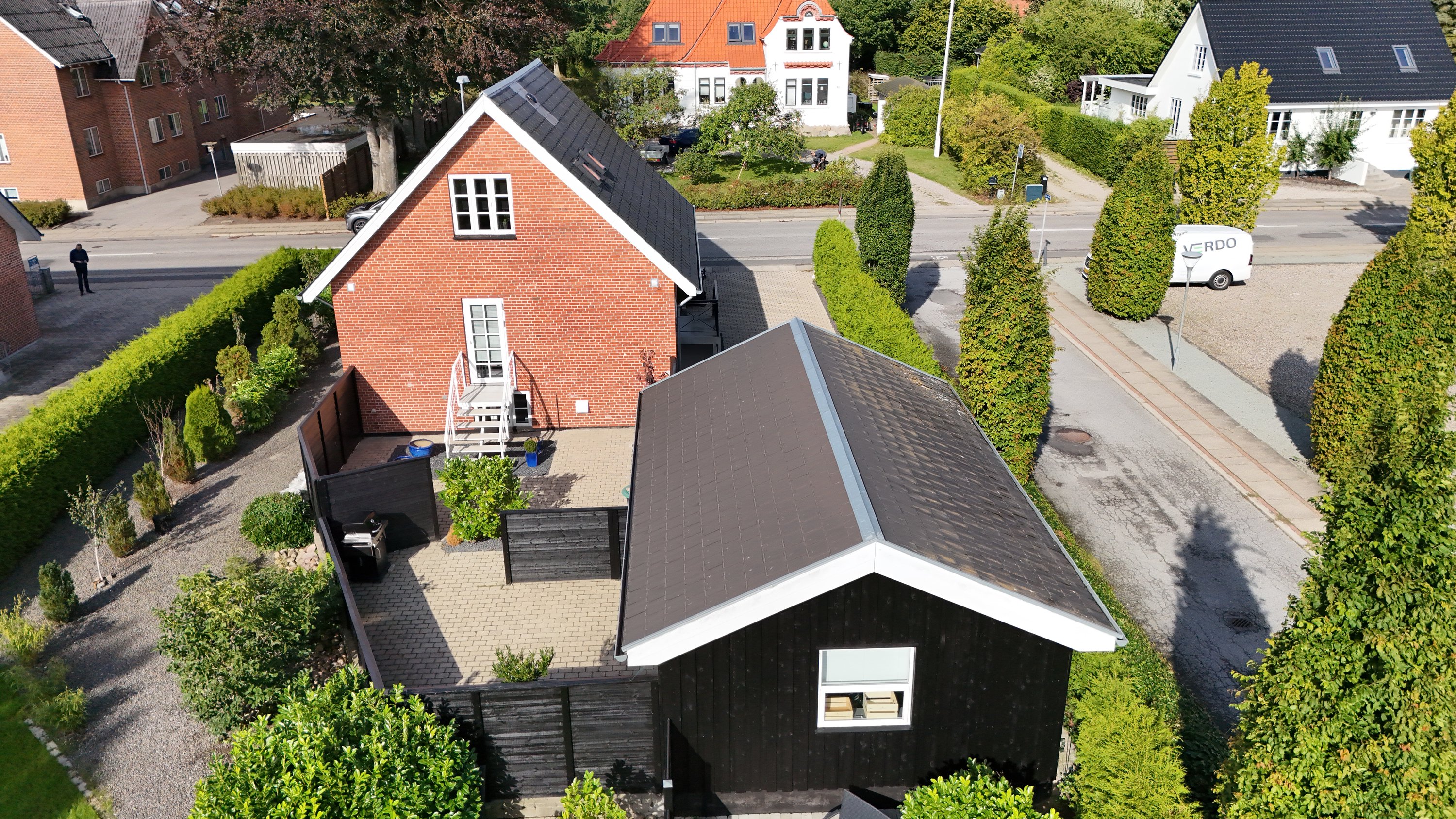 Fremhævet luftfoto billede i fuldskærmstilstand. Billede af Myhlenbergvej 11, 9510 Arden