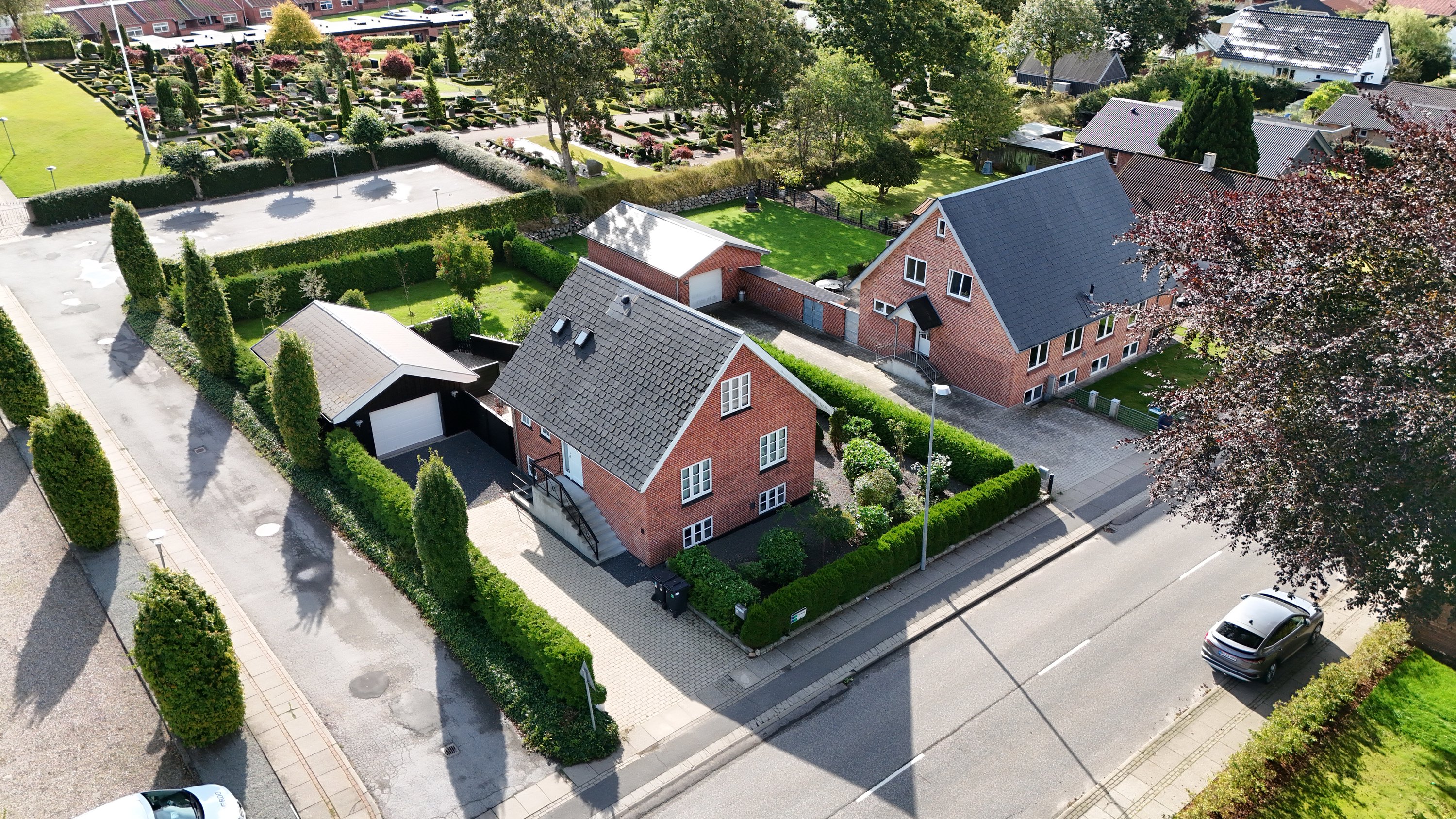 Fremhævet luftfoto billede i fuldskærmstilstand. Billede af Myhlenbergvej 11, 9510 Arden