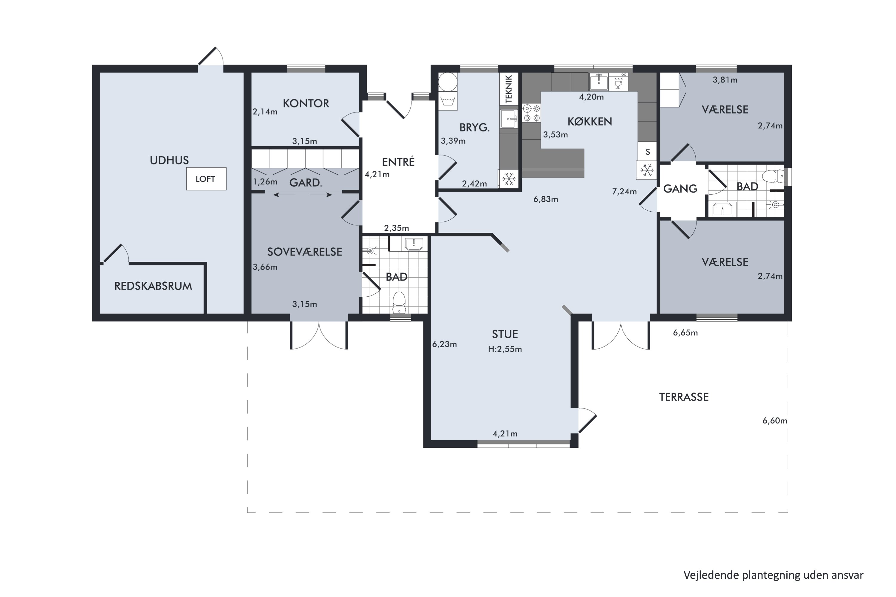 Plantegninger billede af Munkedalen 34, 4100 Ringsted