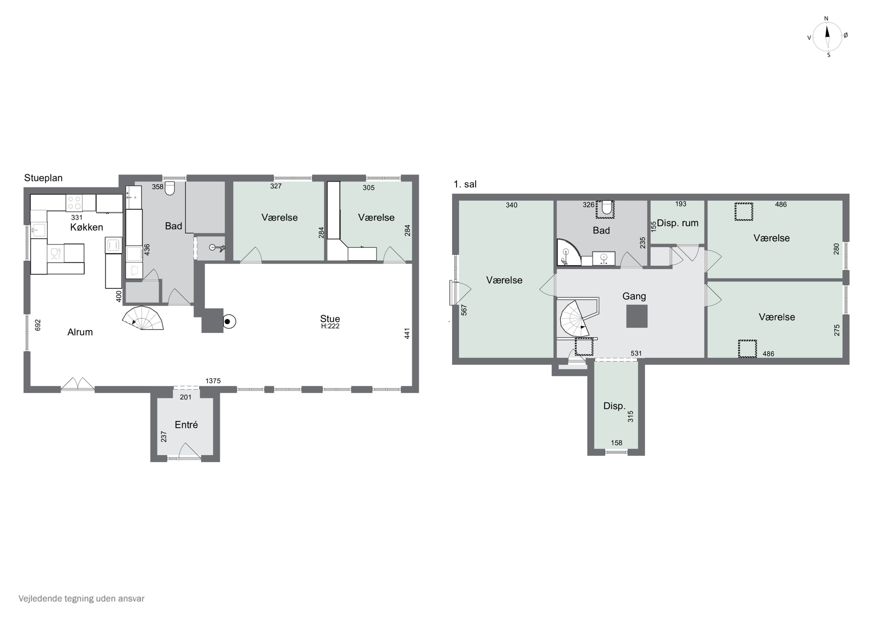 Plantegninger billede af Vesterskovvej 9, Bårse, 4750 Lundby