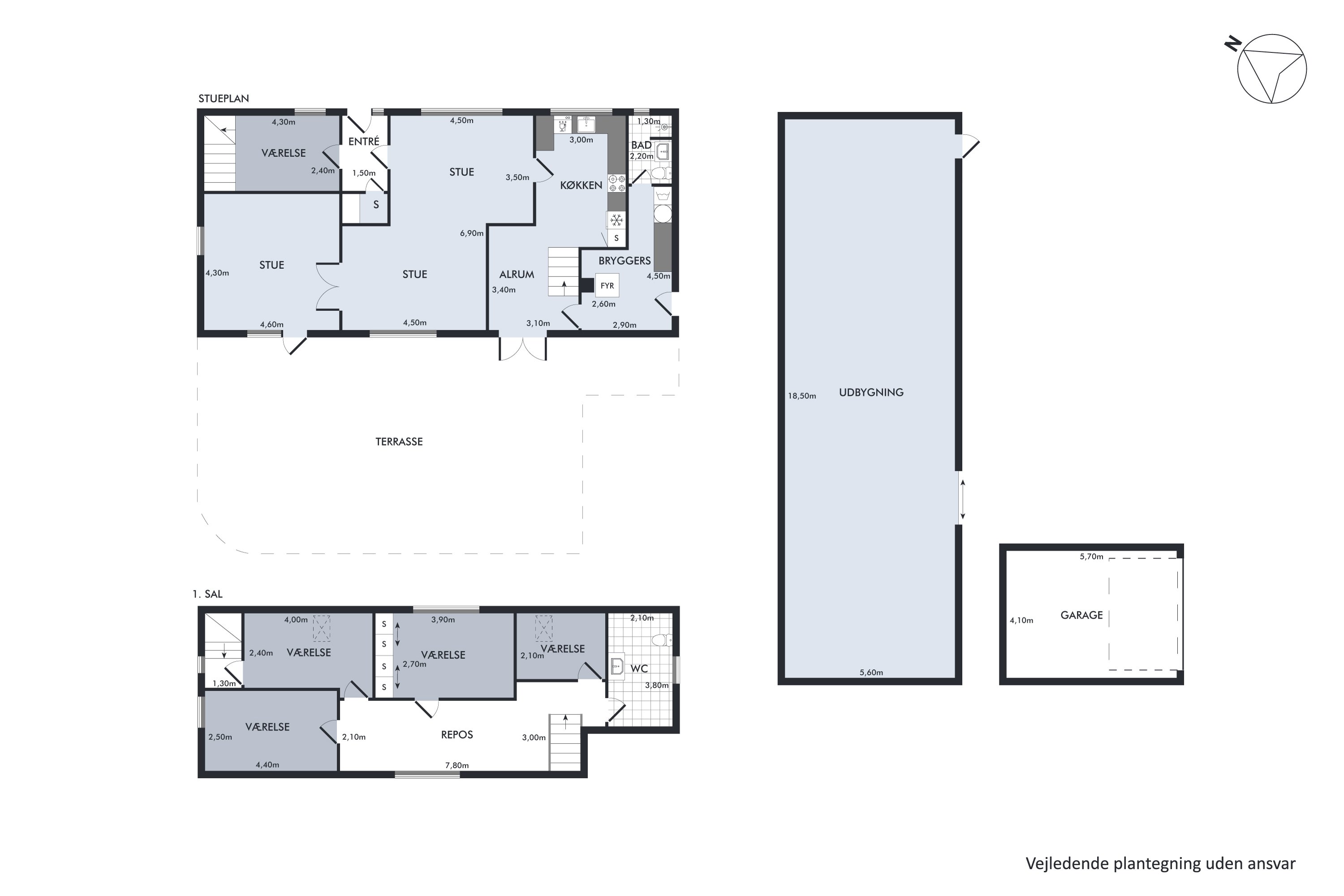 Plantegninger billede af Næbbevej 6A, Vejleby, 4534 Hørve