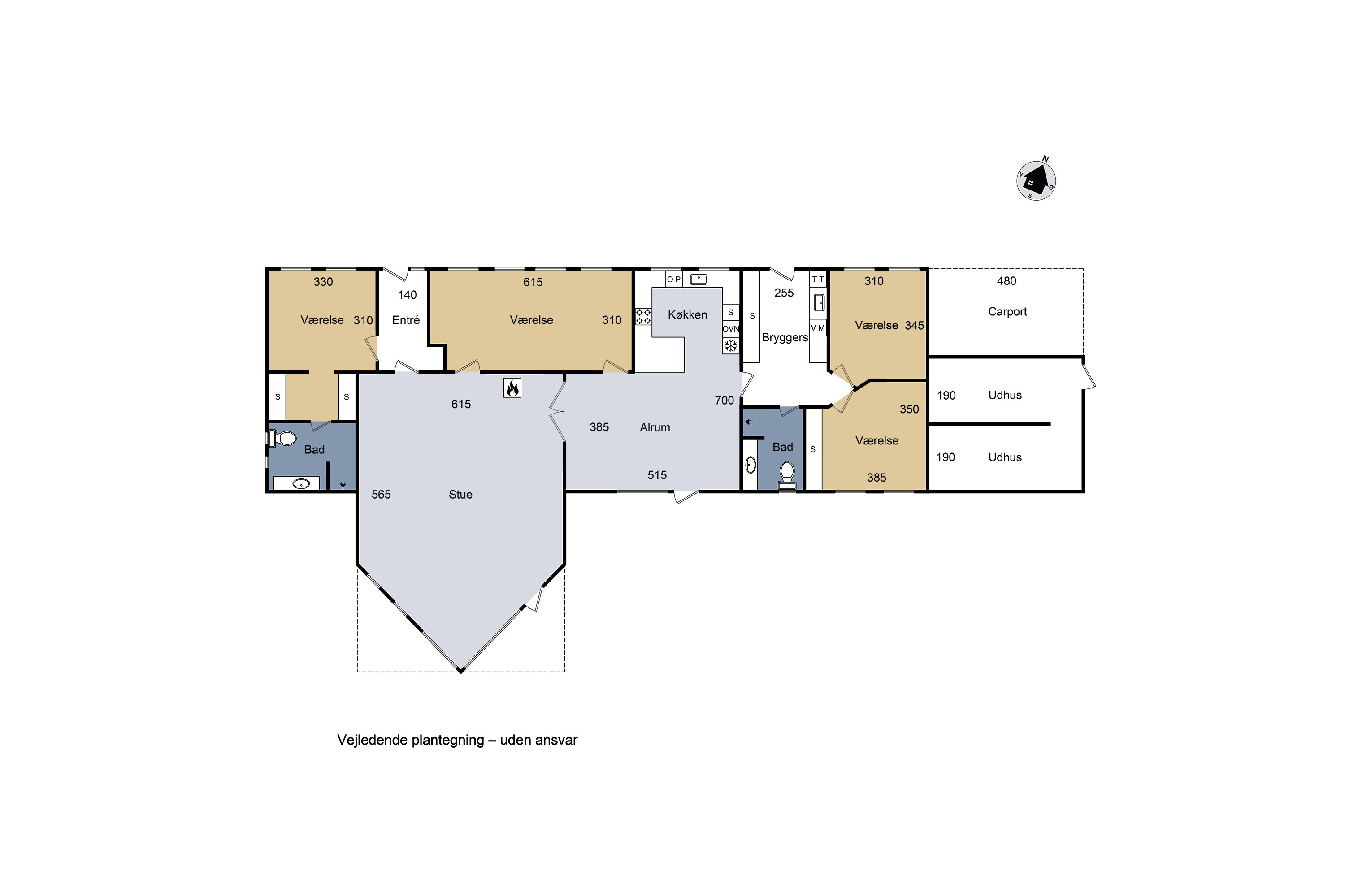 Plantegninger billede af Bøgelunden 6, 4180 Sorø