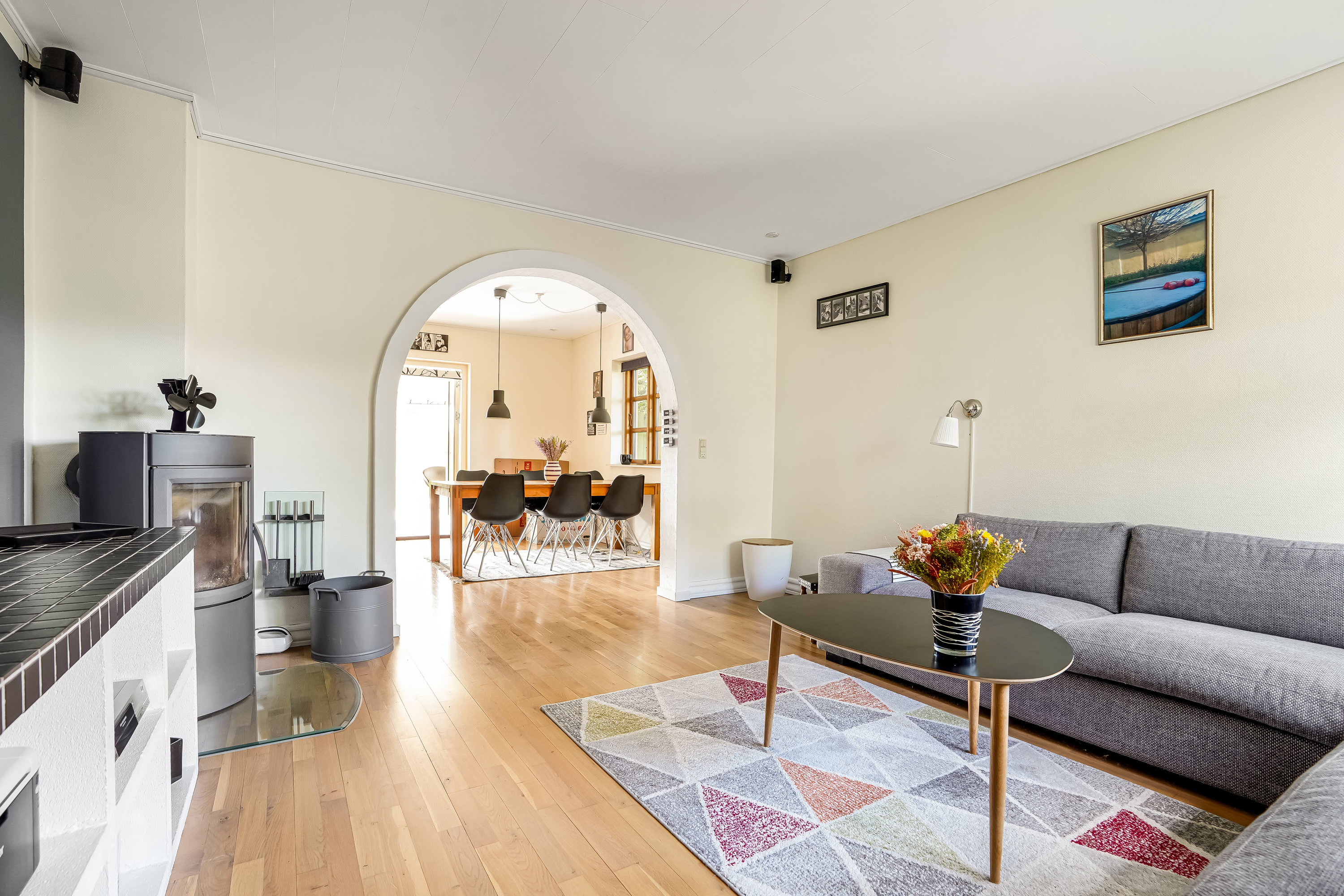 Miniaturebillede 2: stue. Billede af Odensevej 51, Verninge, 5690 Tommerup