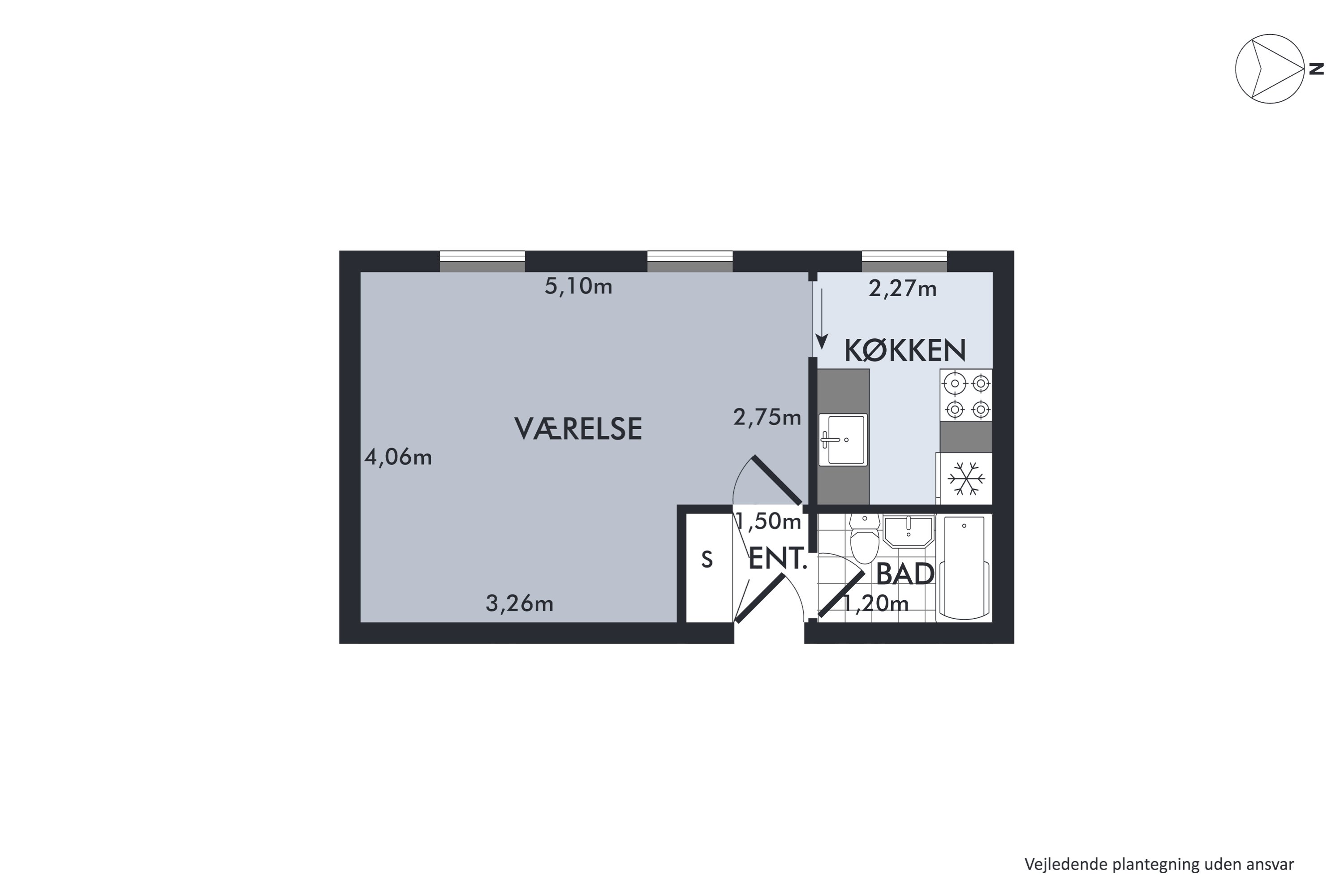 Plantegninger billede af Platanvej 56, 2. mf., 8930 Randers NØ