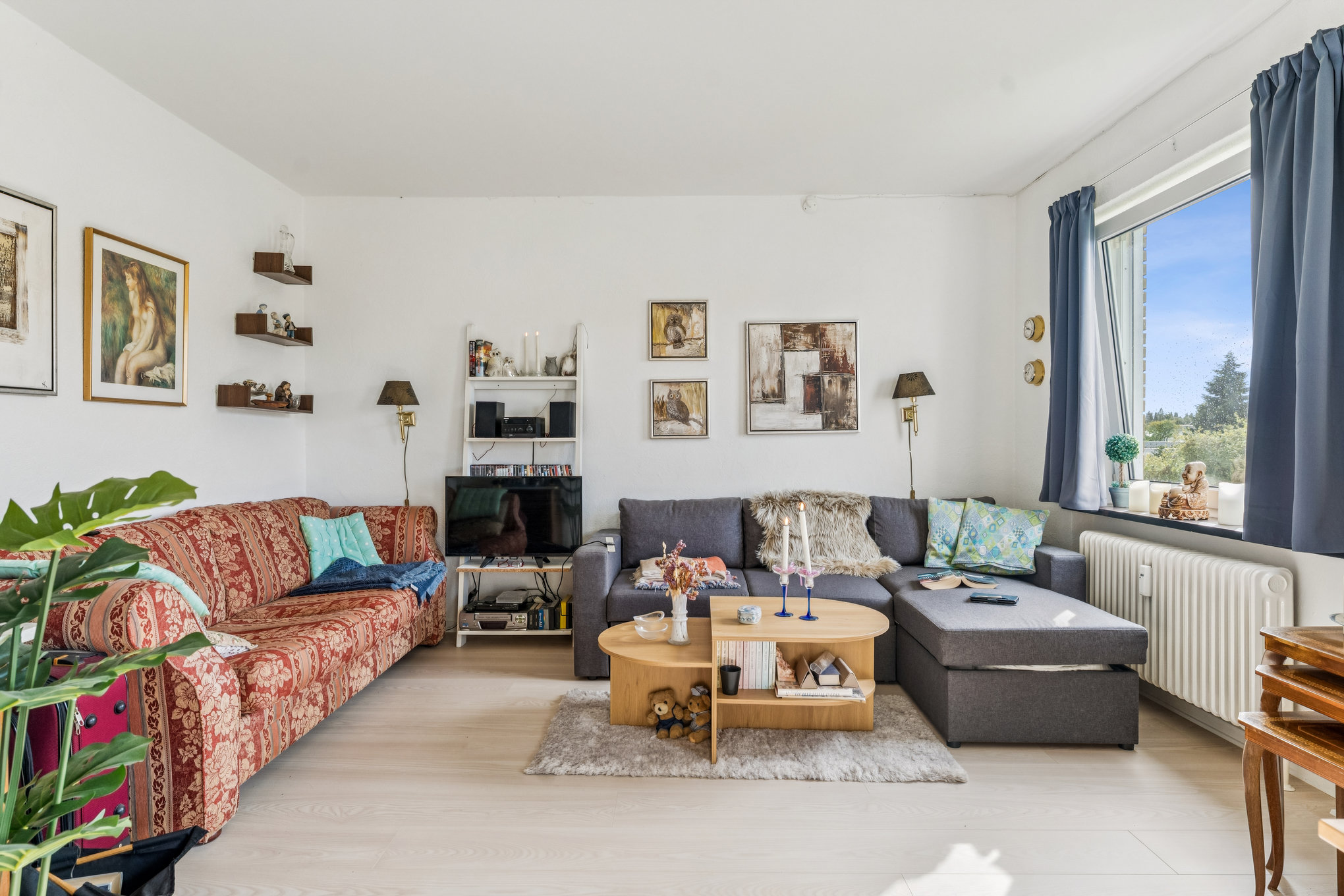 Fremhævet stue billede i fuldskærmstilstand. Billede af Platanvej 56, 2. mf., 8930 Randers NØ