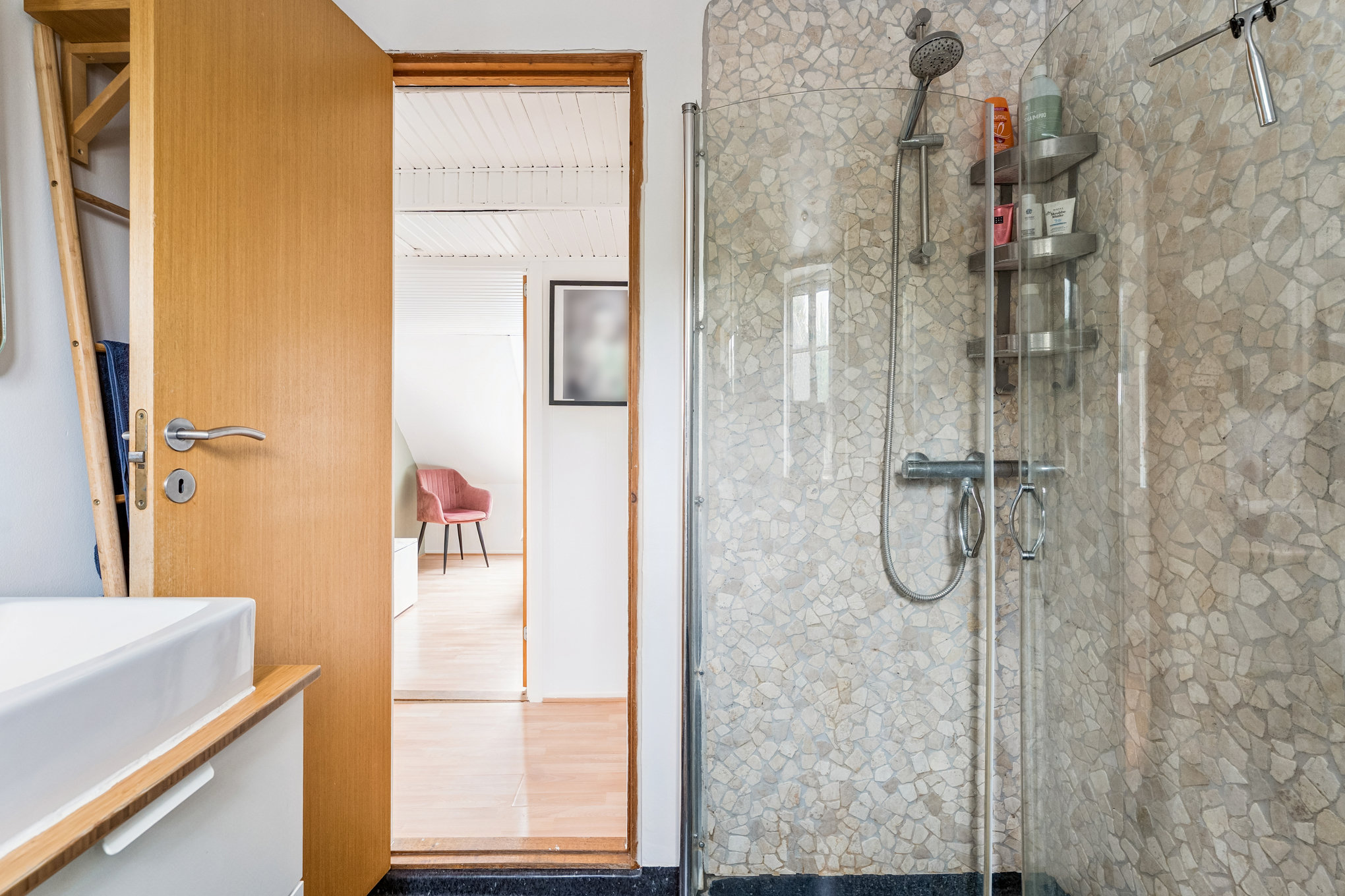 Fremhævet badeværelse billede i fuldskærmstilstand. Billede af Bytoften 3, Over Fussing, 8920 Randers NV