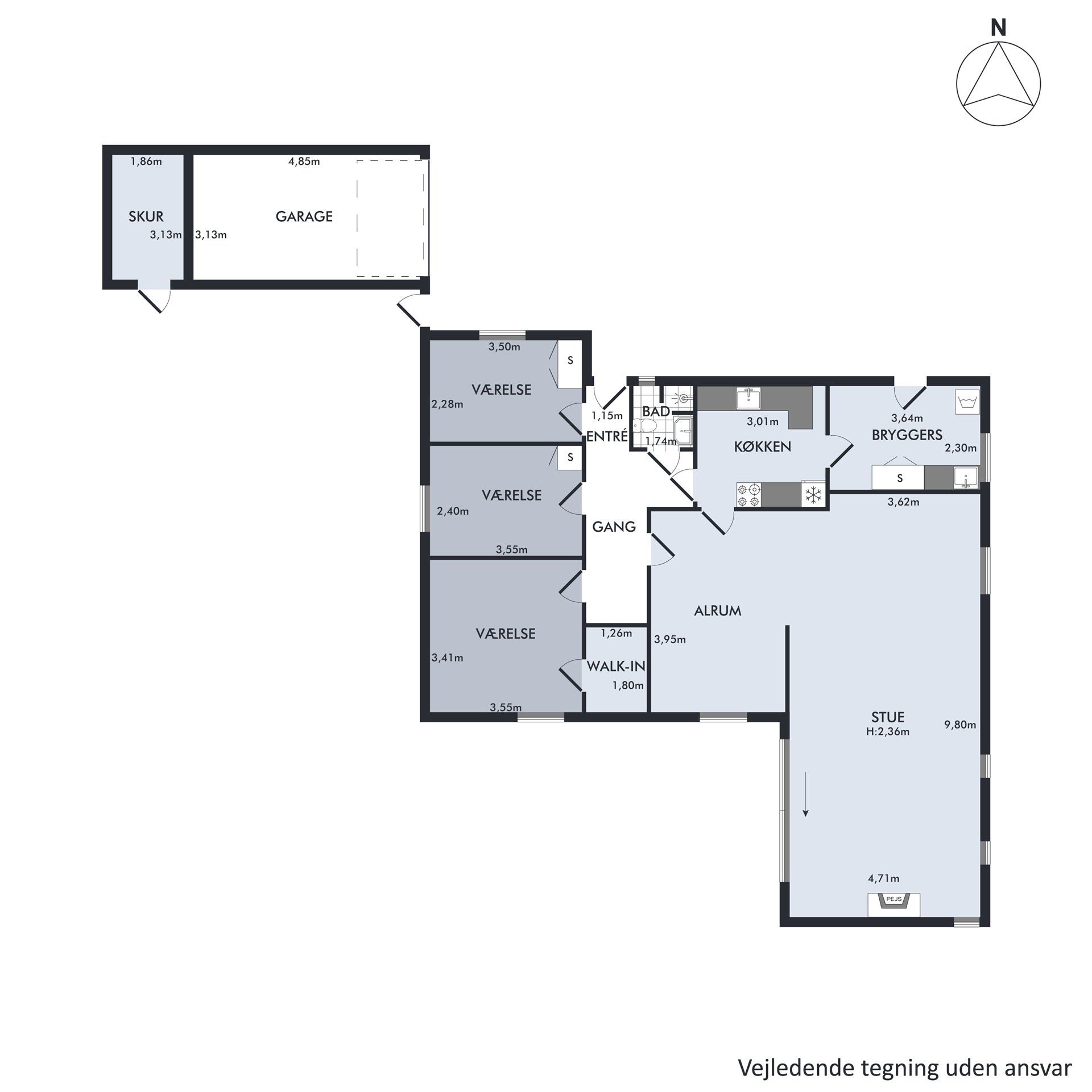 Plantegninger billede af Toftesvinget 7, 8250 Egå