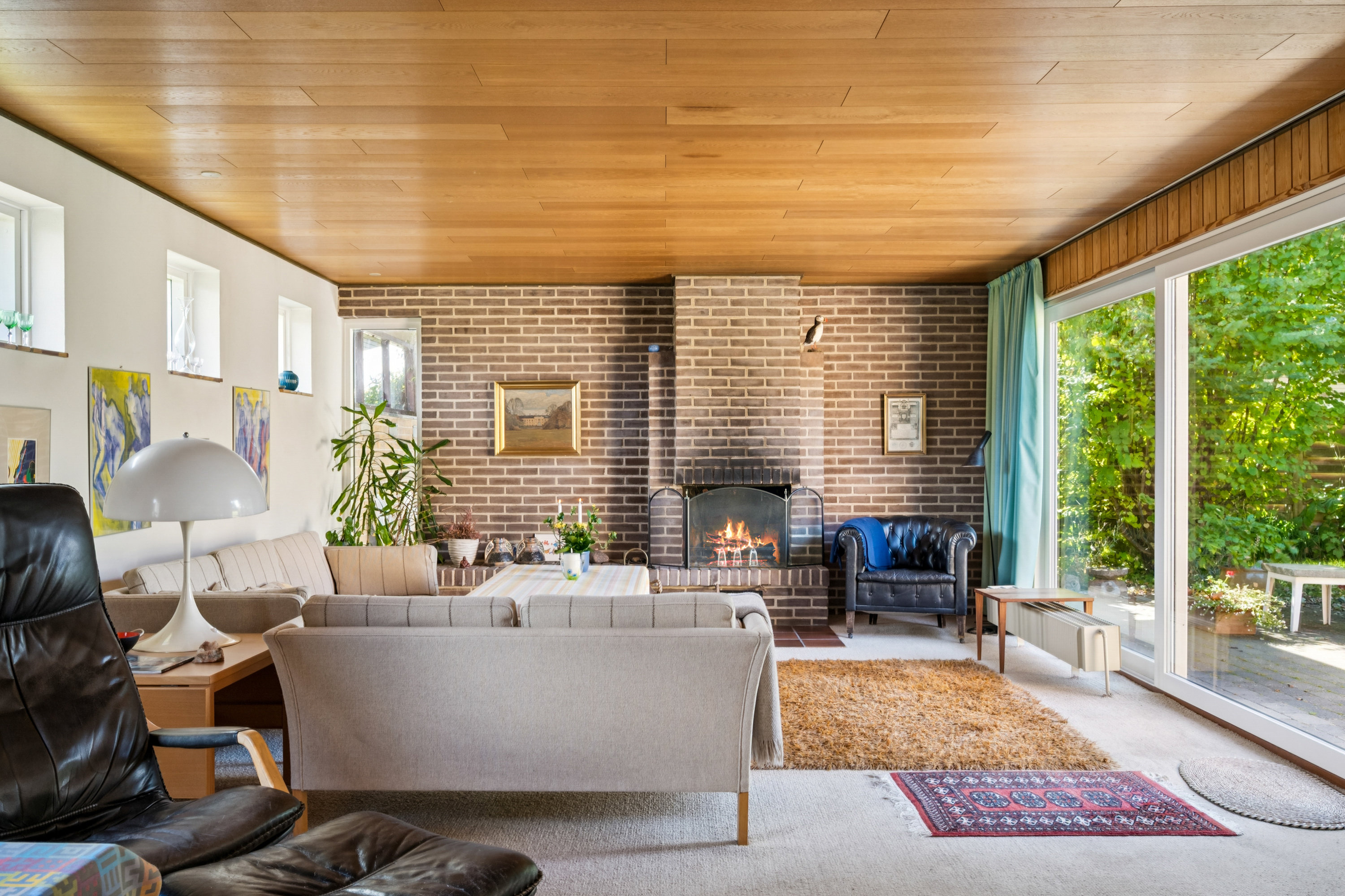 Fremhævet stue billede i fuldskærmstilstand. Billede af Toftesvinget 7, 8250 Egå