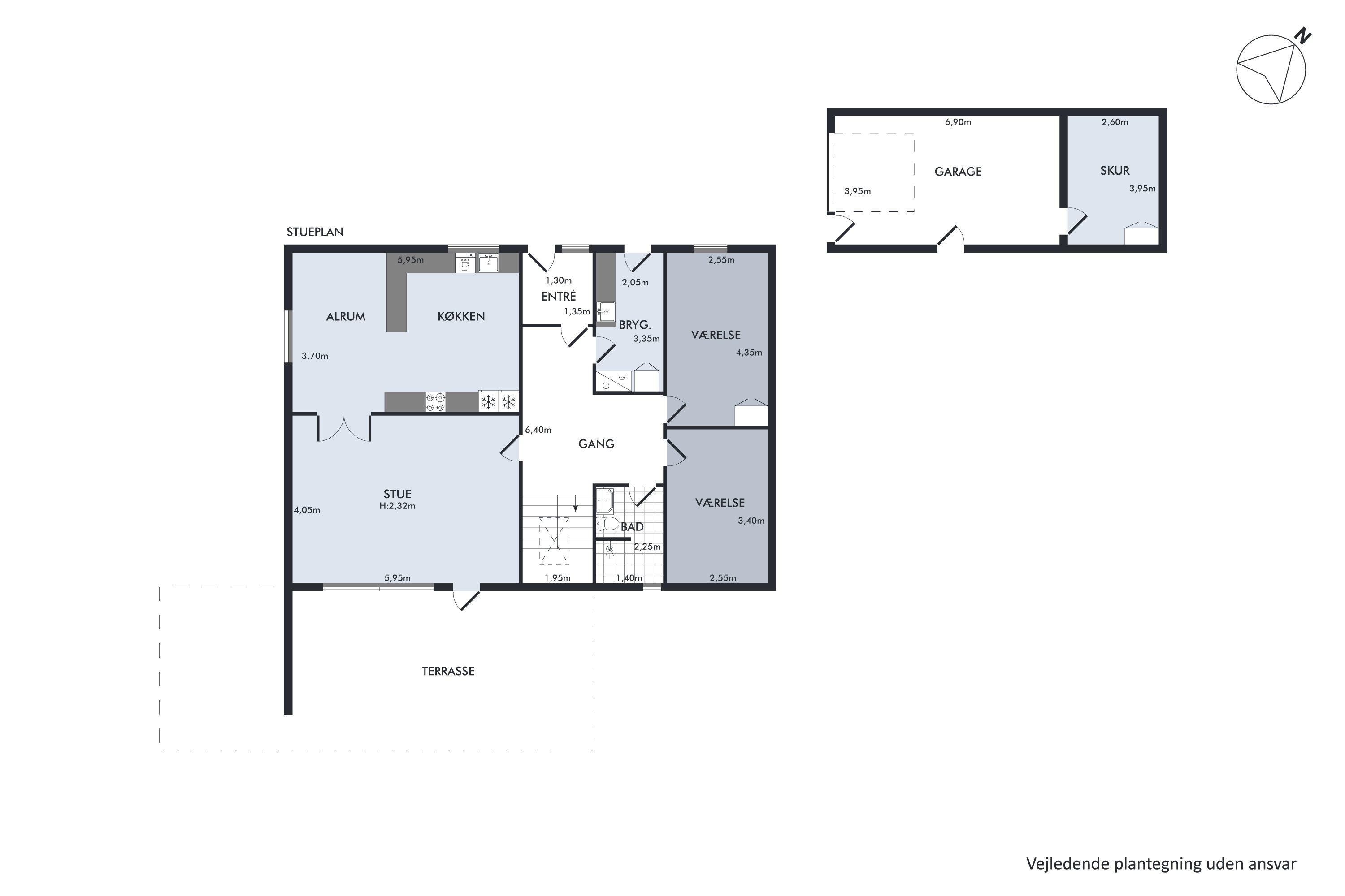 Plantegninger billede af Bjarkesvej 11, 8960 Randers SØ