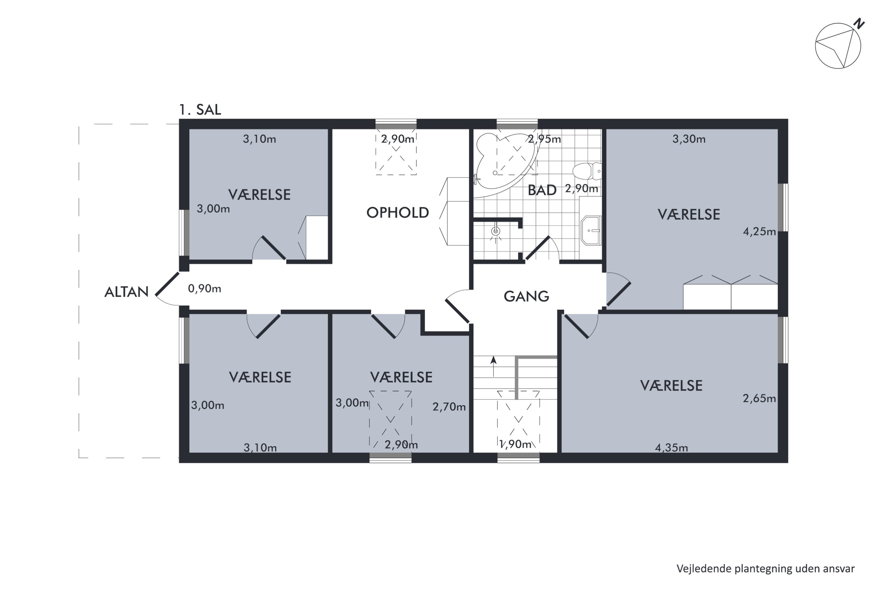 Plantegninger billede af Bjarkesvej 11, 8960 Randers SØ