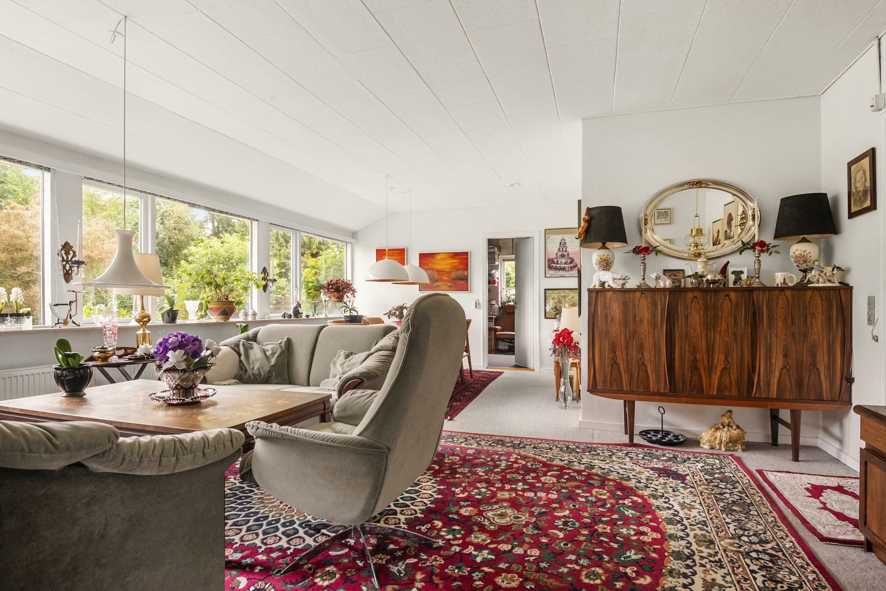 Fremhævet stue billede i fuldskærmstilstand. Billede af Parkvej 22, 8300 Odder