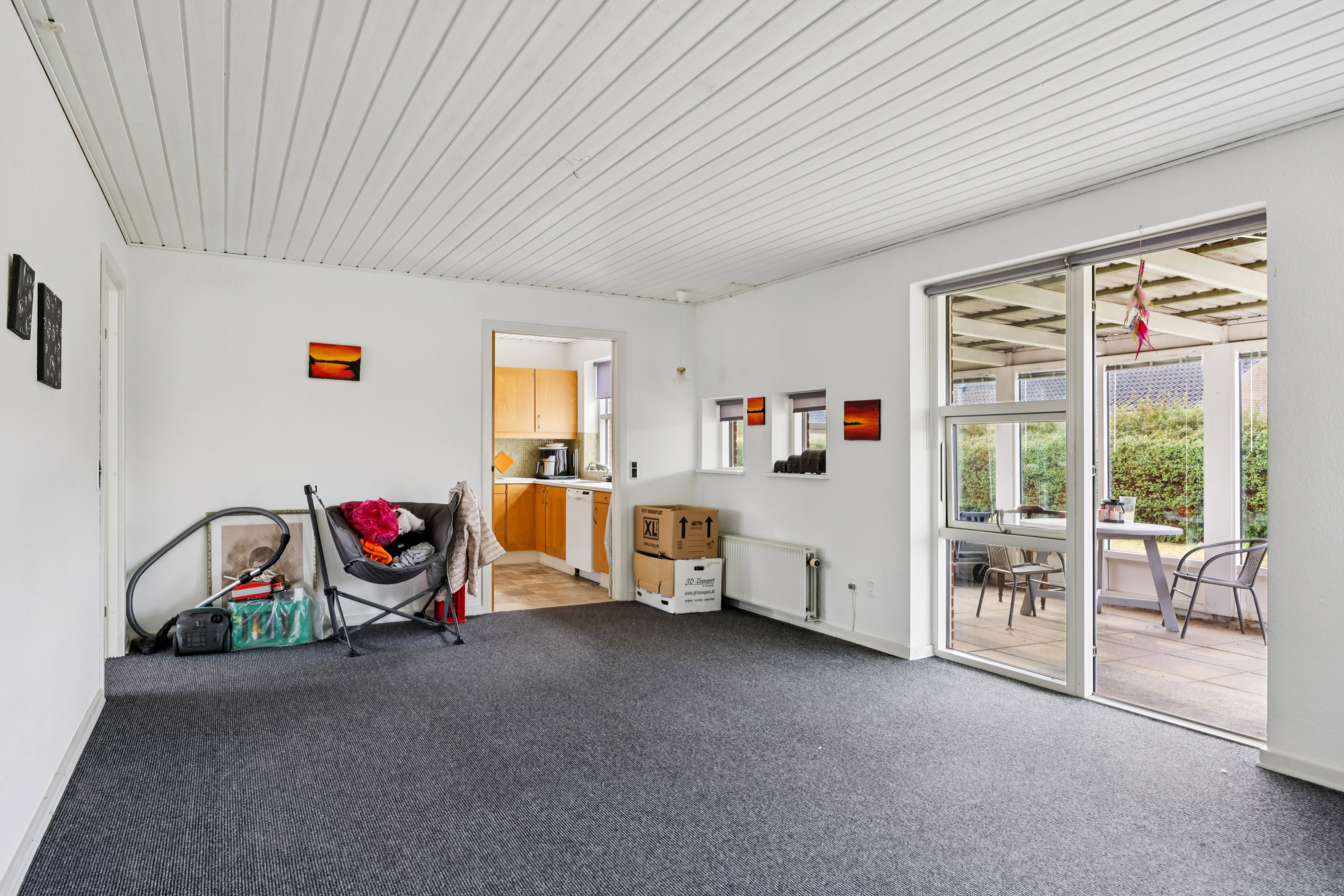 Fremhævet stue billede i fuldskærmstilstand. Billede af Pilevænget 29, 8961 Allingåbro