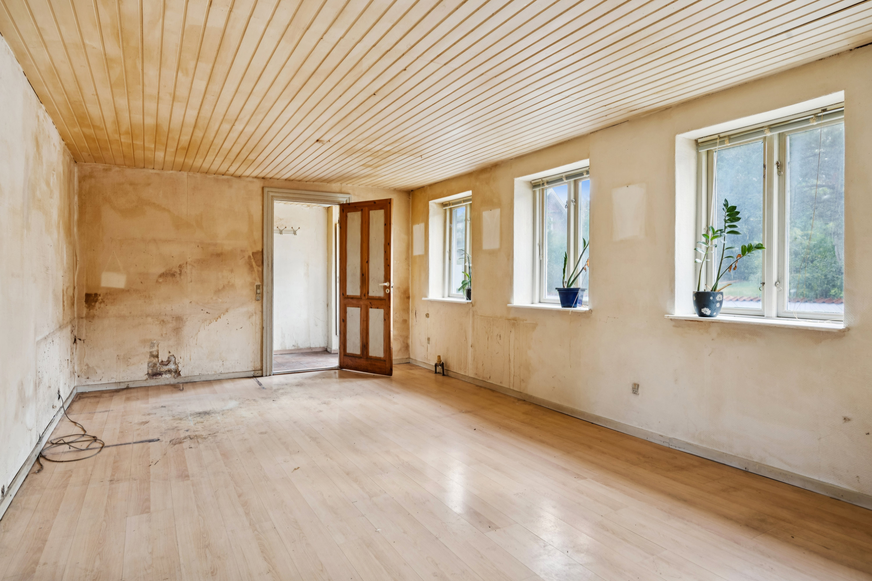 Fremhævet stue billede i fuldskærmstilstand. Billede af Auningvej 23 + 21, Gjesing, 8963 Auning