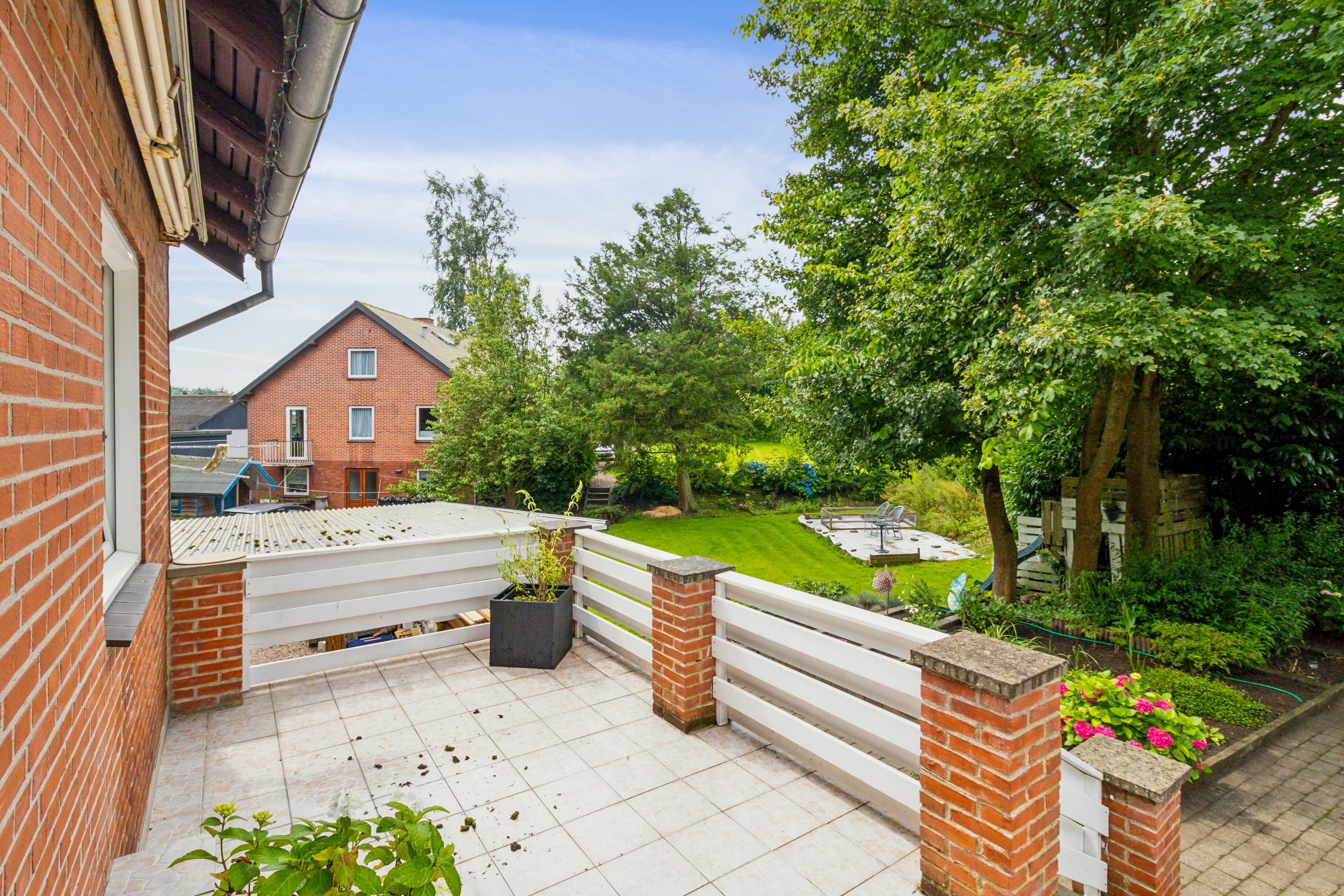 Fremhævet terrasse billede i fuldskærmstilstand. Billede af Bakkegården 3, Rinkenæs, 6300 Gråsten