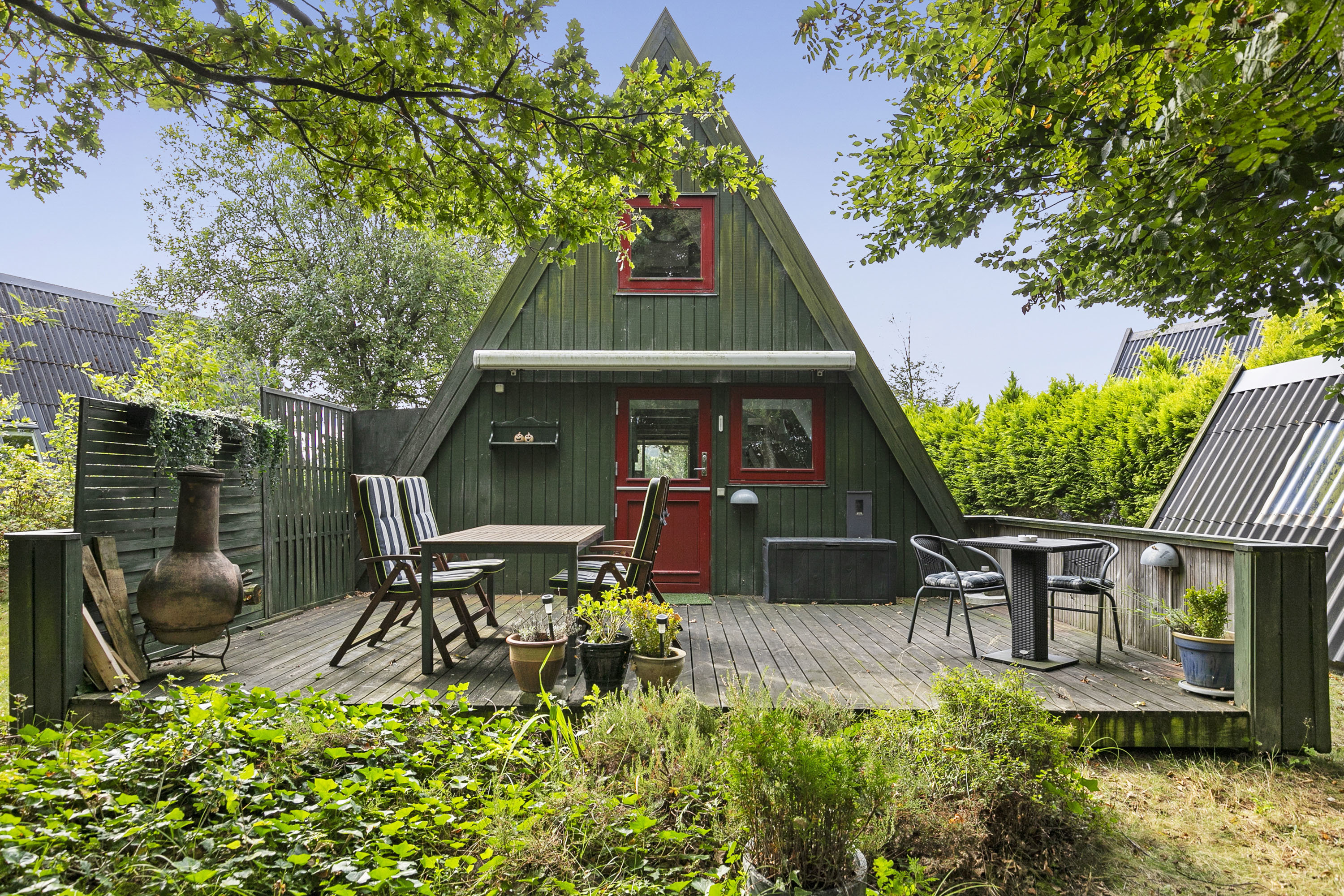 Fremhævet terrasse billede i fuldskærmstilstand. Billede af Golfsvinget 102, Gatten, 9640 Farsø