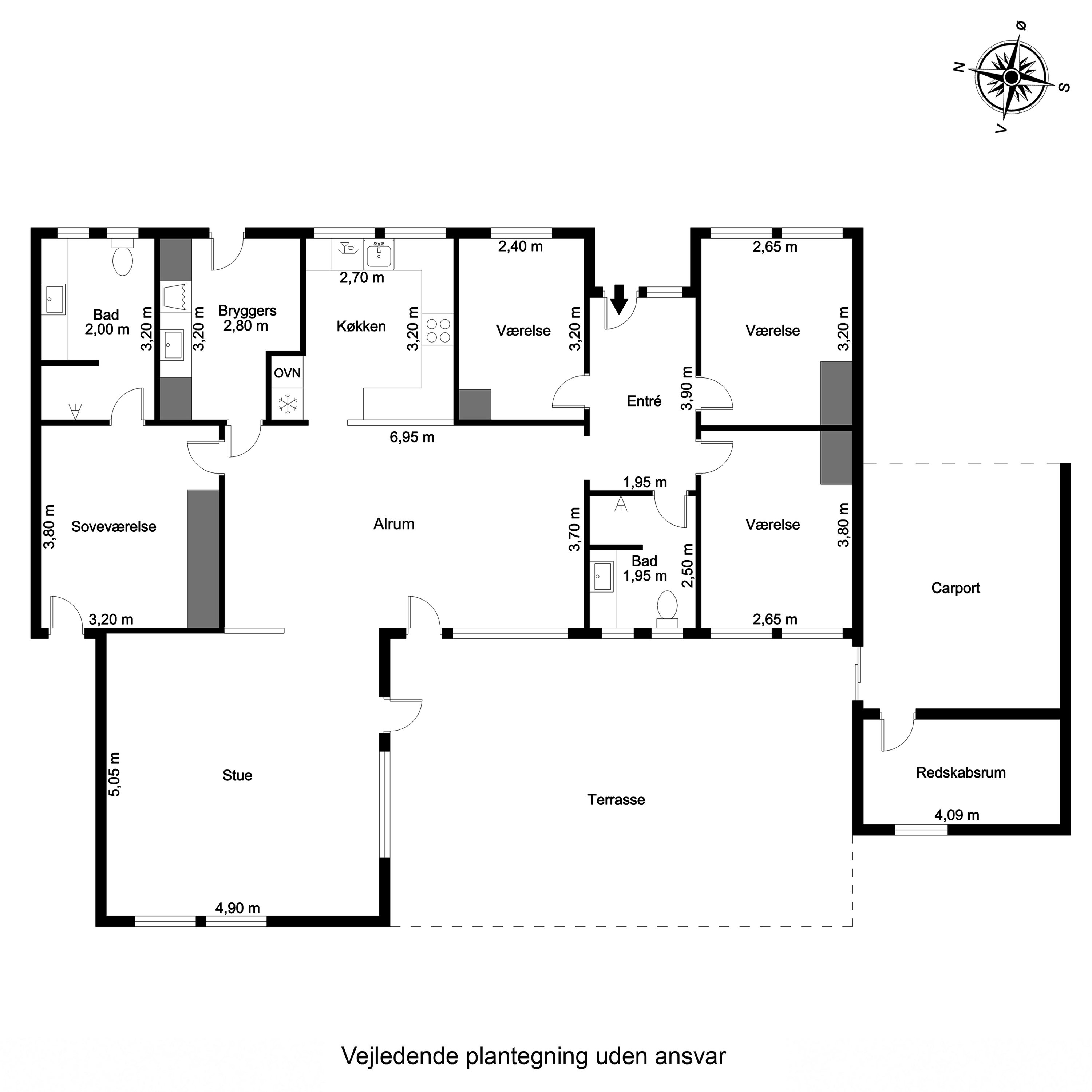Plantegninger billede af Sønderkær 375, 7190 Billund
