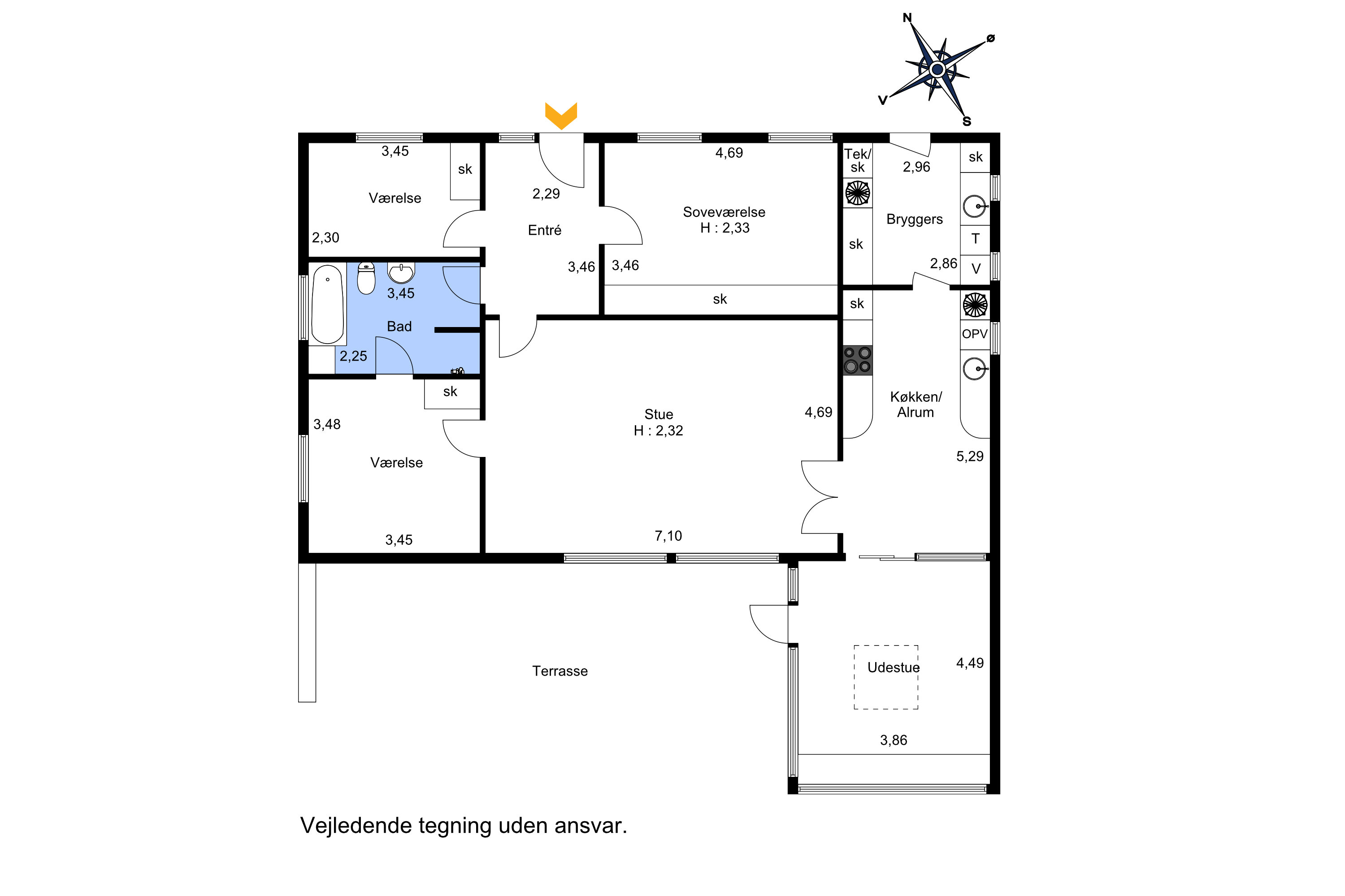 Plantegninger billede af Klarinetvej 9, 8940 Randers SV