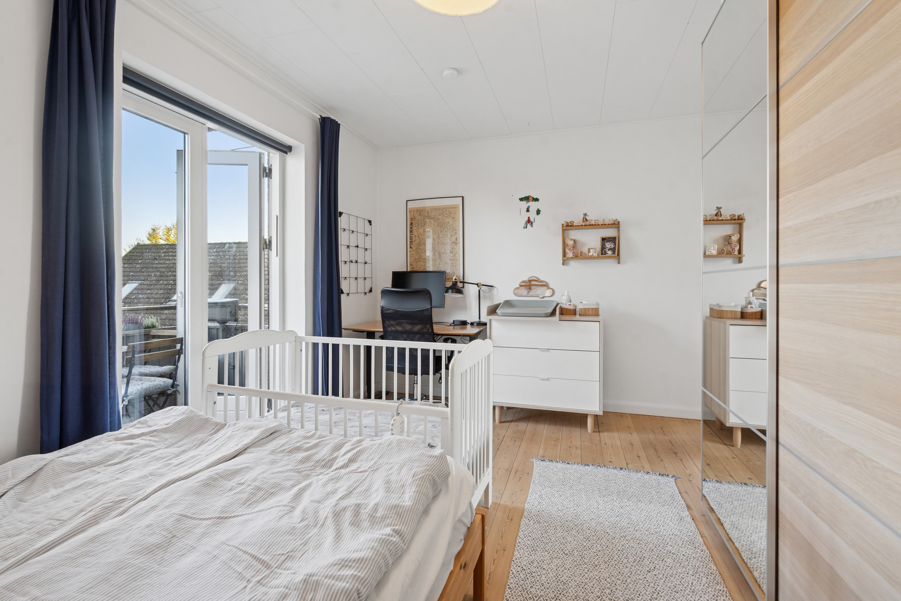 Fremhævet soveværelse billede i fuldskærmstilstand. Billede af Teisensvej 2B, 1. tv., 5000 Odense C