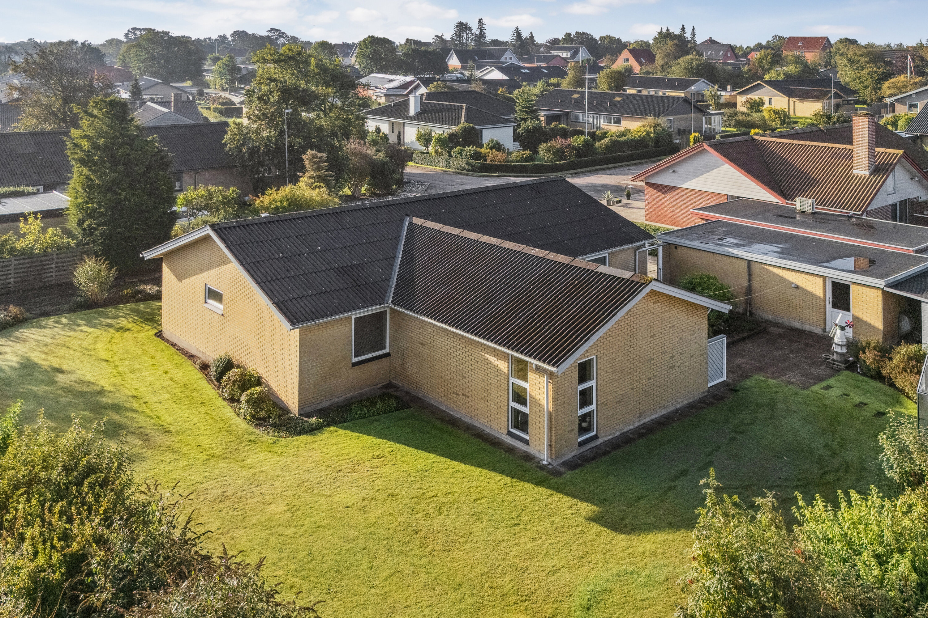 Miniaturebillede 1: set fra haven. Billede af Markvænget 6C, Tingstrup, 7700 Thisted