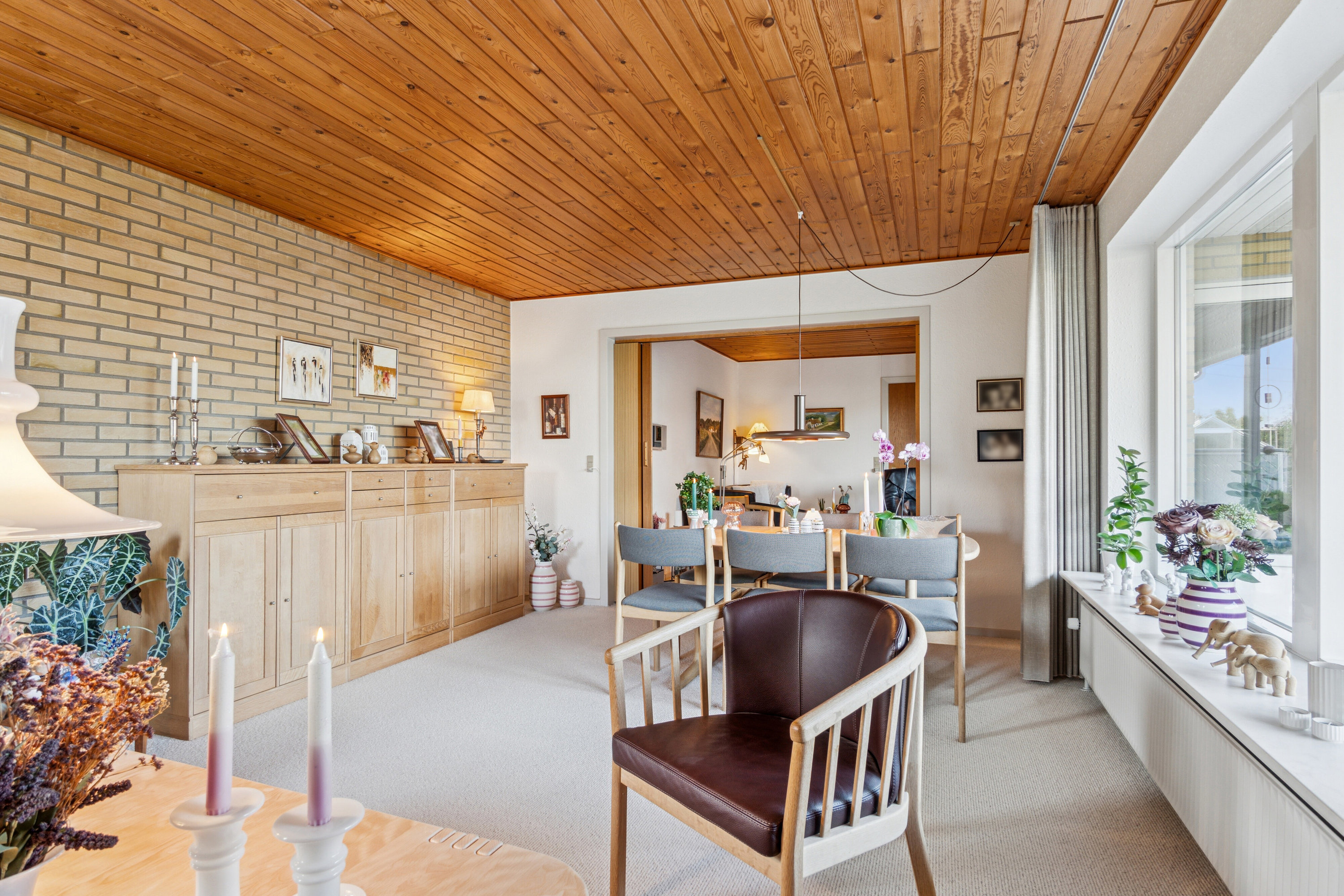 Fremhævet stue billede i fuldskærmstilstand. Billede af Markvænget 6C, Tingstrup, 7700 Thisted