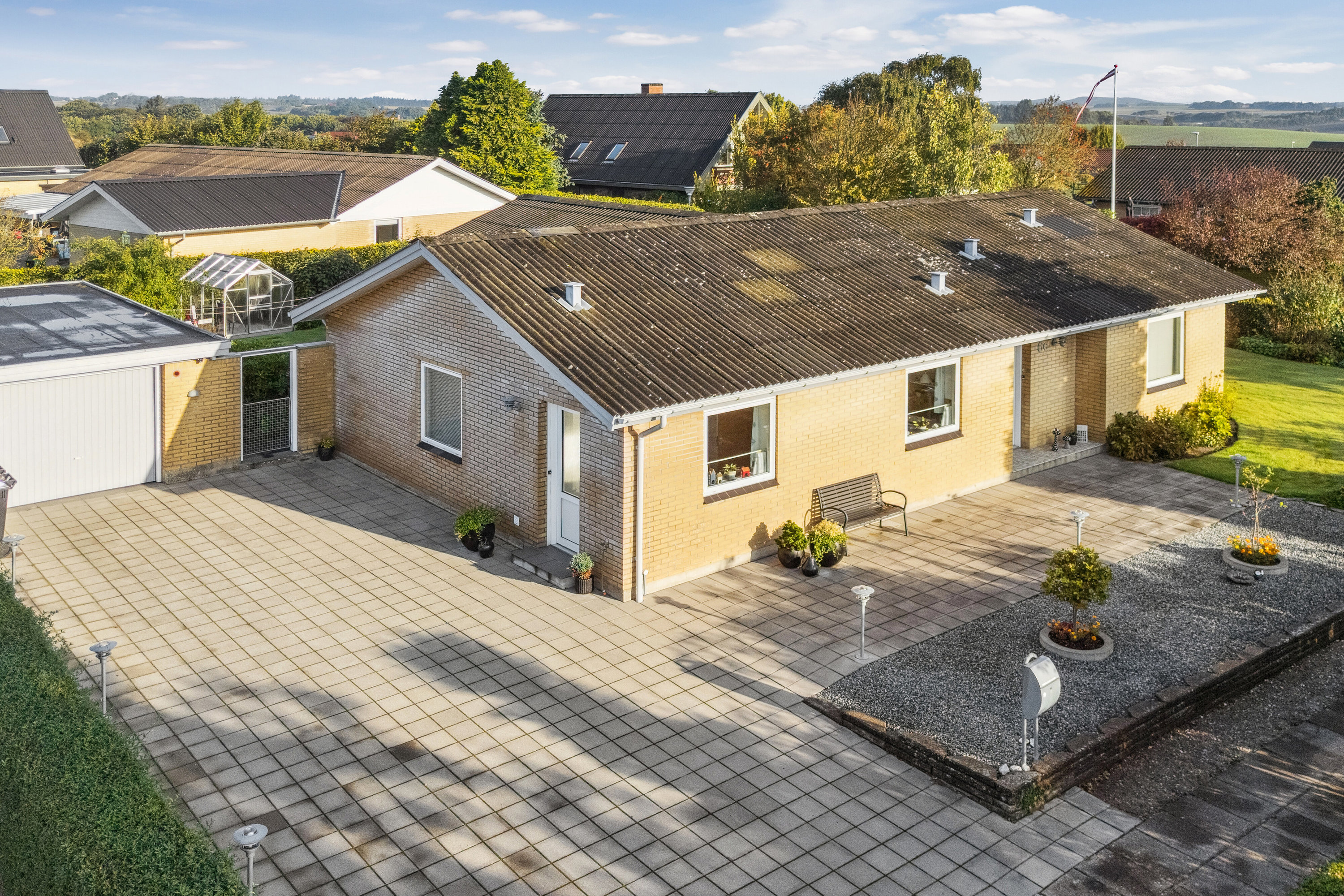 Fremhævet set fra vejen billede i fuldskærmstilstand. Billede af Markvænget 6C, Tingstrup, 7700 Thisted