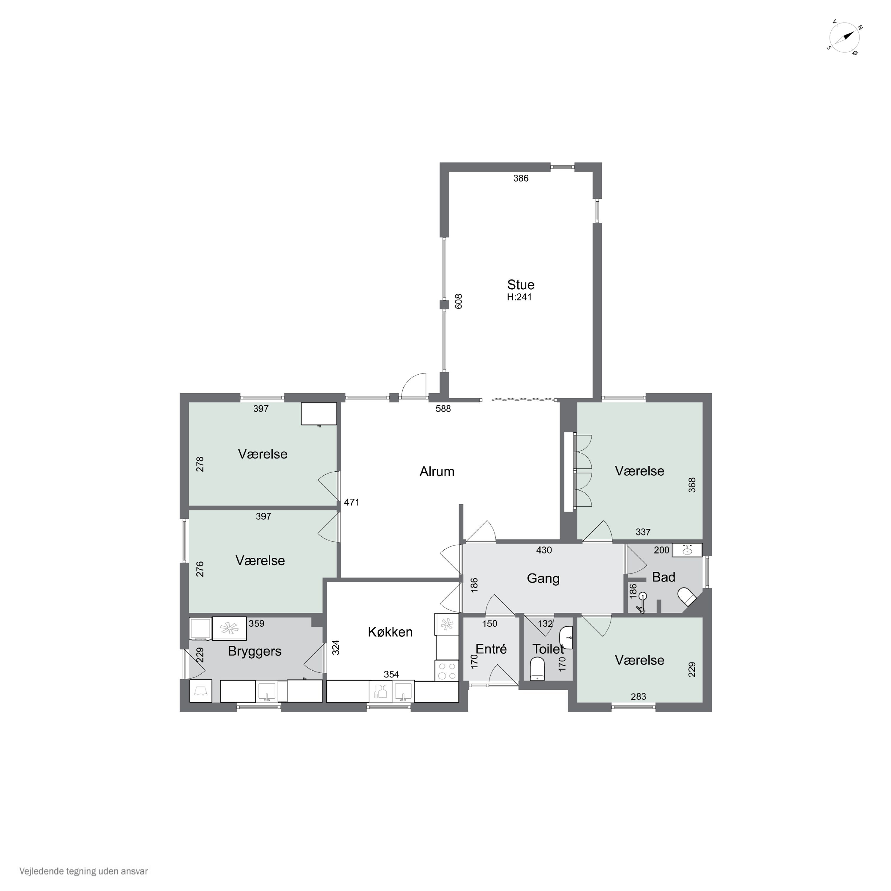 Plantegninger billede af Markvænget 6C, Tingstrup, 7700 Thisted