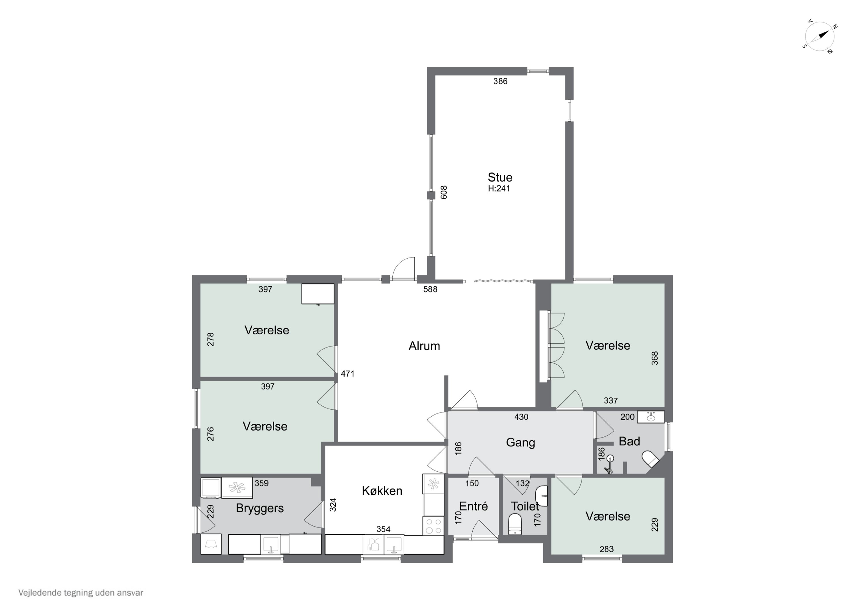 Plantegninger billede af Markvænget 6C, Tingstrup, 7700 Thisted