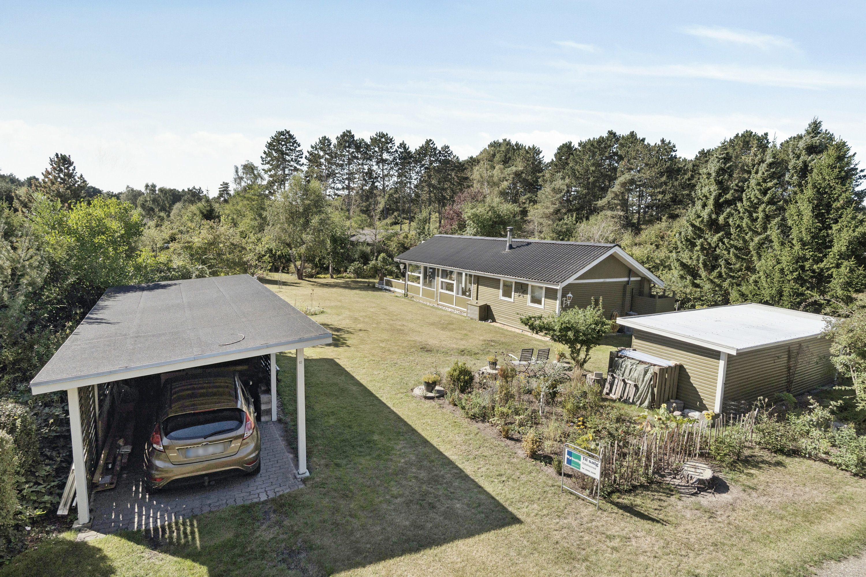 Miniaturebillede 1: luftfoto. Billede af Blomstervangen 10, 4500 Nykøbing Sj