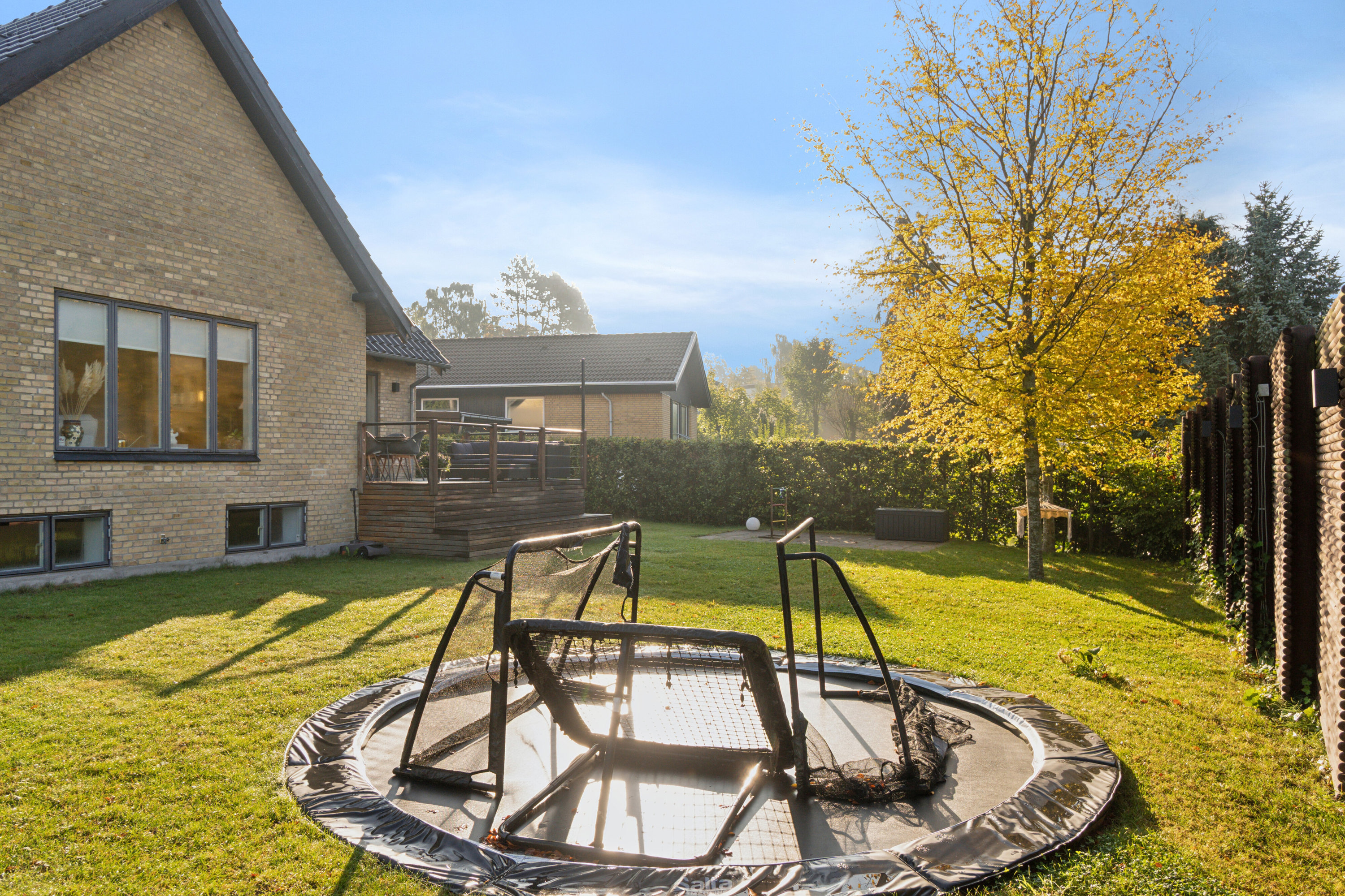 Fremhævet terrasse billede i fuldskærmstilstand. Billede af Bakkedraget 2, Skåde, 8270 Højbjerg