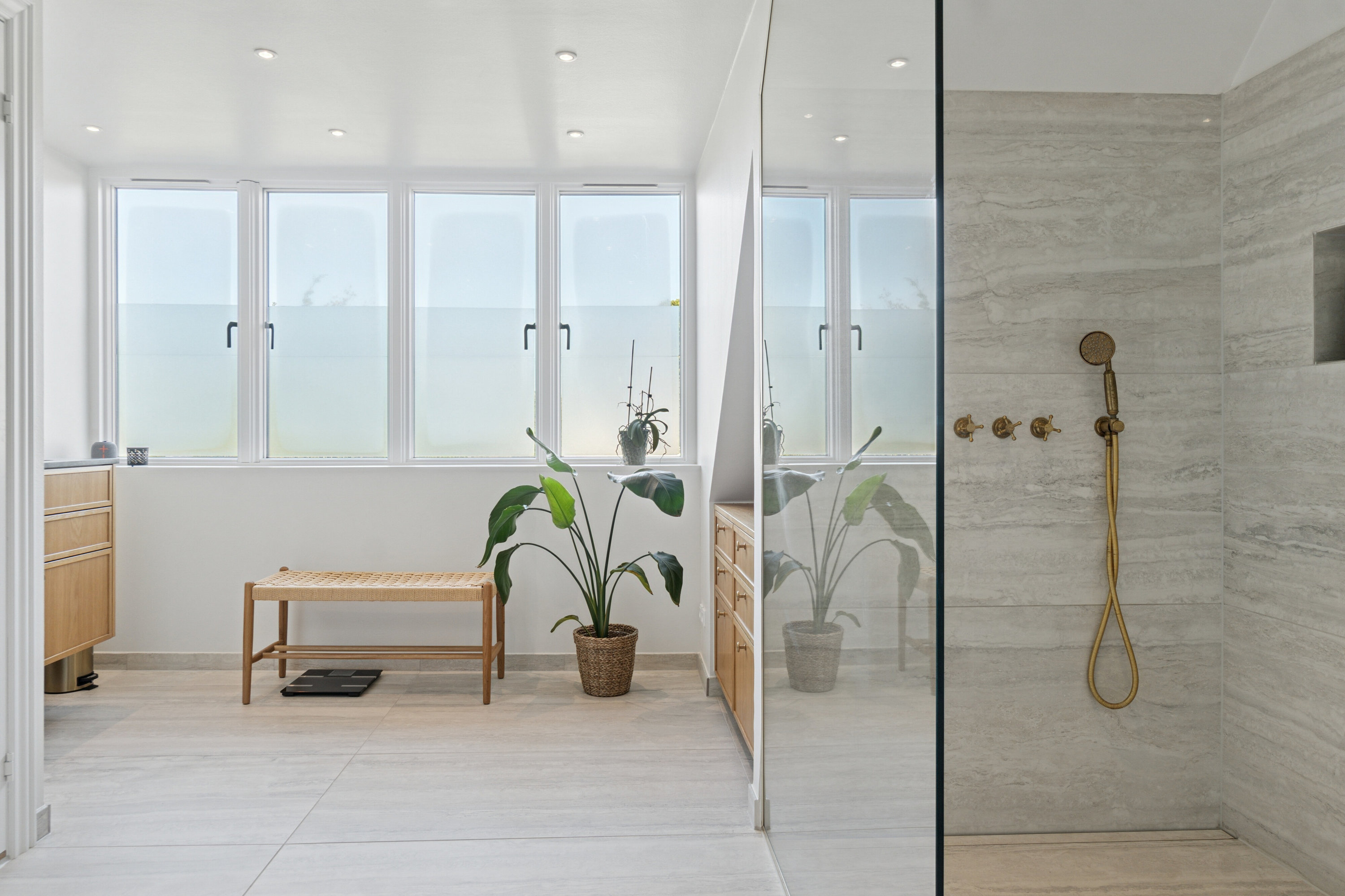 Fremhævet badeværelse billede i fuldskærmstilstand. Billede af Bakkedraget 2, Skåde, 8270 Højbjerg