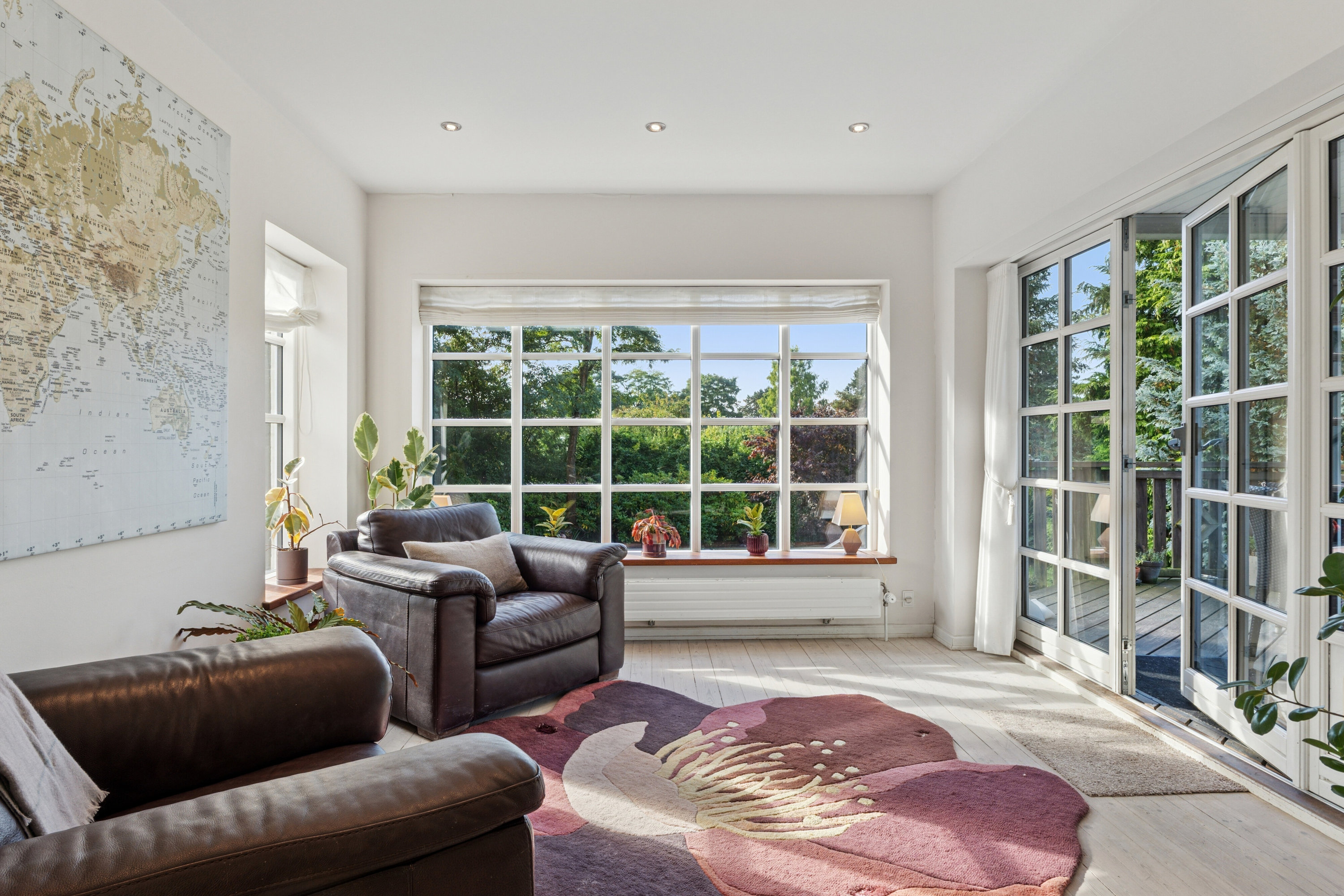 Fremhævet stue billede i fuldskærmstilstand. Billede af Hjortekærskrænten 13, 2800 Kongens Lyngby