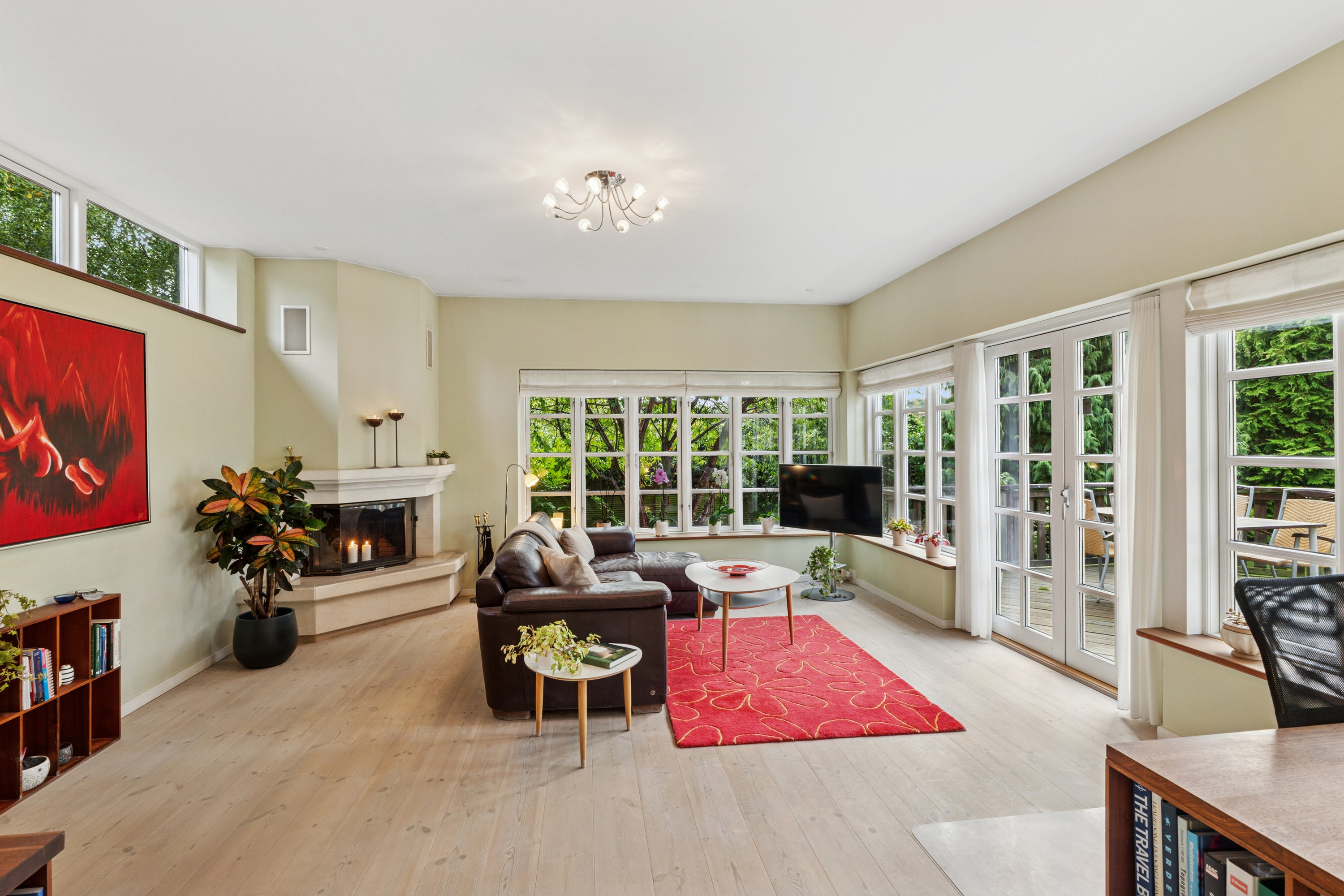 Miniaturebillede 2: stue. Billede af Hjortekærskrænten 13, 2800 Kongens Lyngby