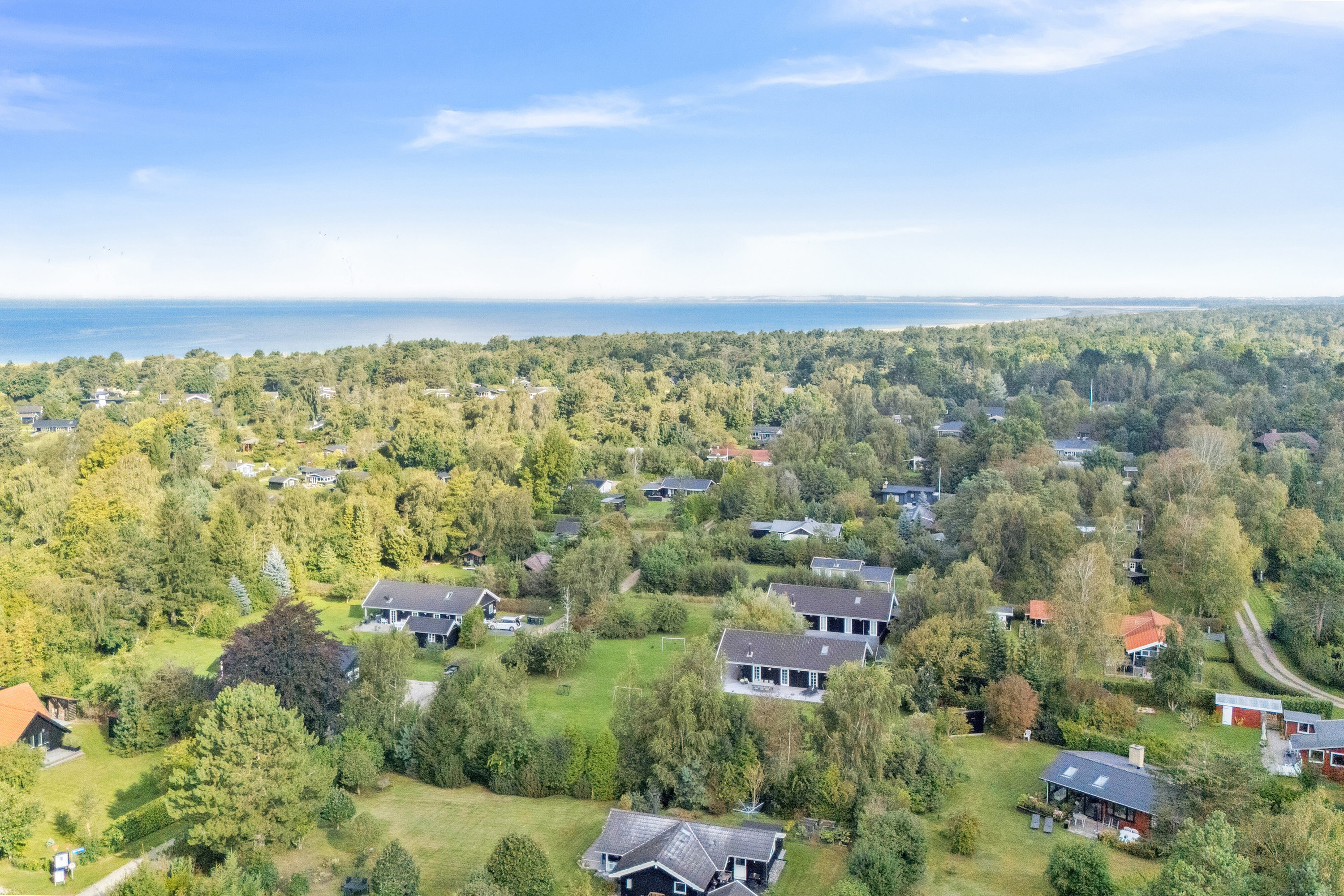 Fremhævet luftfoto billede i fuldskærmstilstand. Billede af Vibeengen 1, 4550 Asnæs