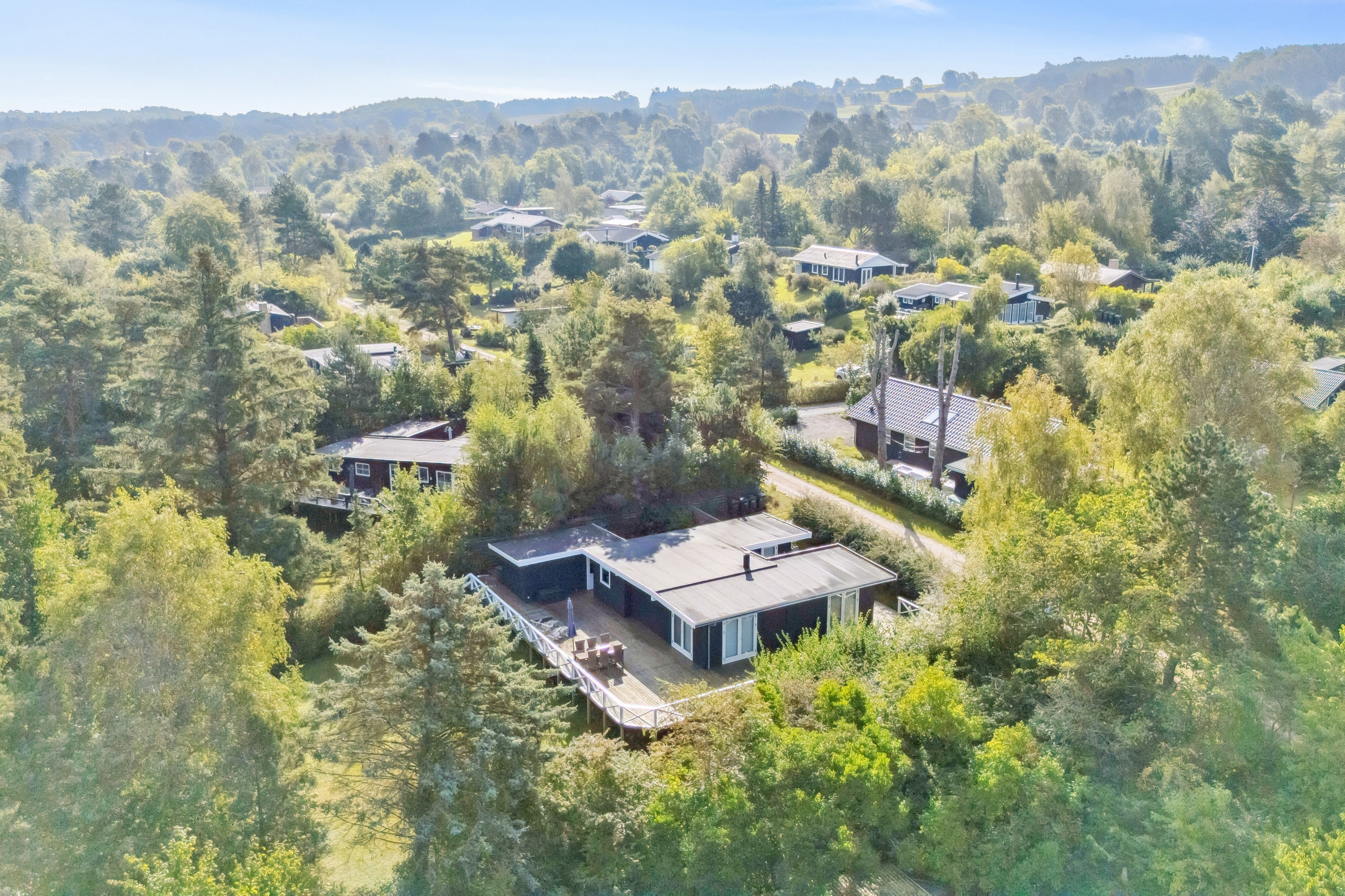 Fremhævet luftfoto billede i fuldskærmstilstand. Billede af Vibeengen 1, 4550 Asnæs