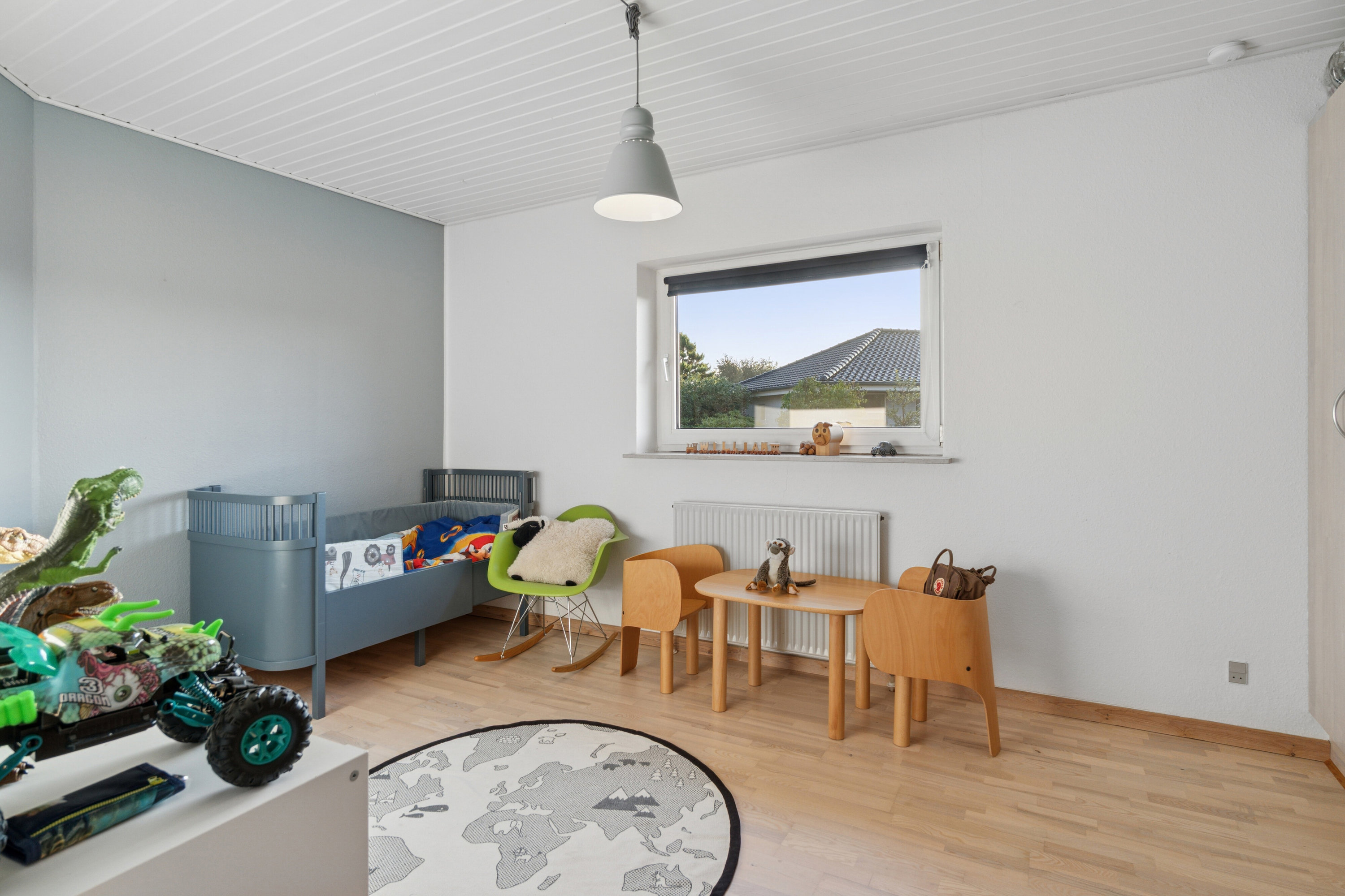 Fremhævet børneværelse billede i fuldskærmstilstand. Billede af Peter Bonnens Vej 71, 7430 Ikast