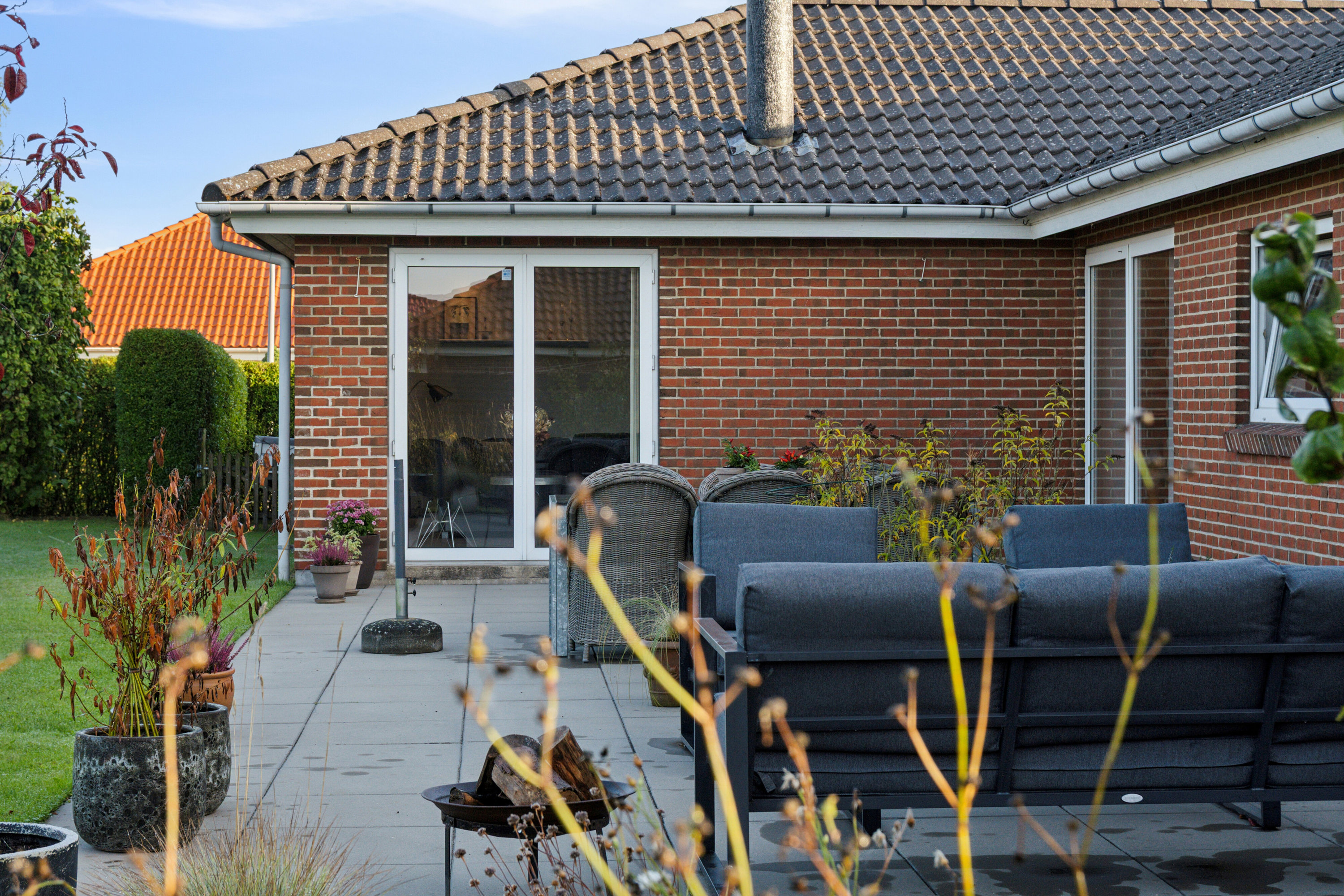 Fremhævet terrasse billede i fuldskærmstilstand. Billede af Peter Bonnens Vej 71, 7430 Ikast