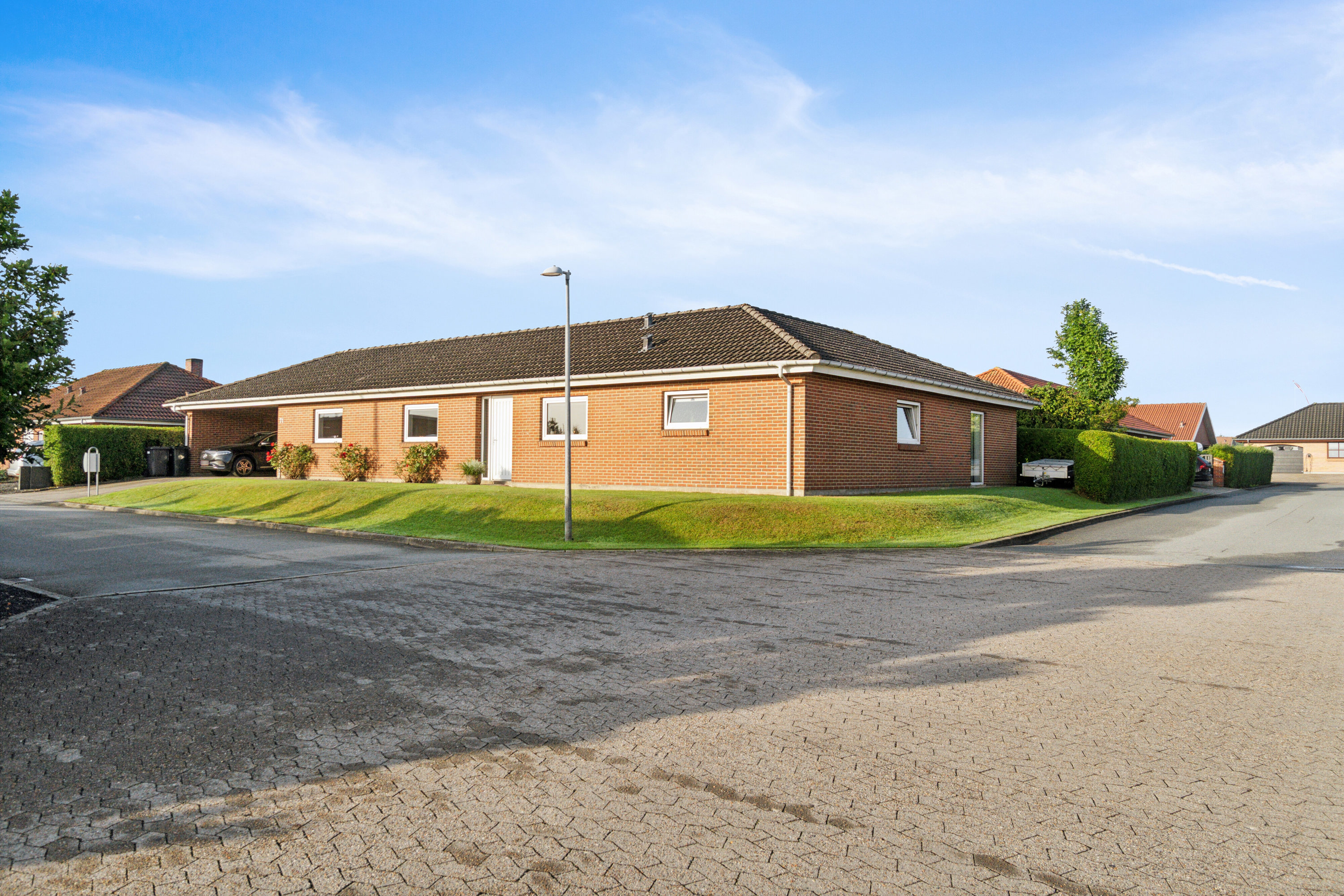 Fremhævet set fra vejen billede i fuldskærmstilstand. Billede af Peter Bonnens Vej 71, 7430 Ikast