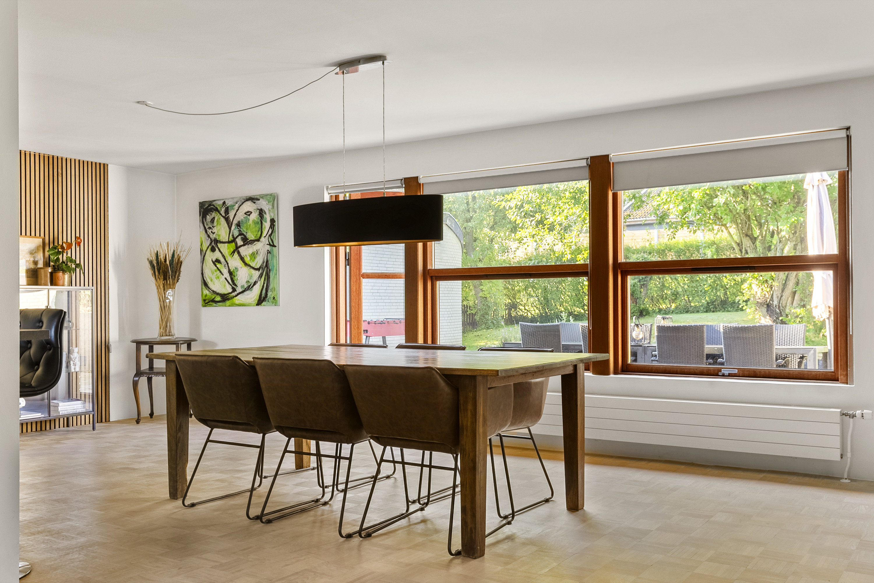 Fremhævet spisestue billede i fuldskærmstilstand. Billede af Liljevænget 9, 8362 Hørning