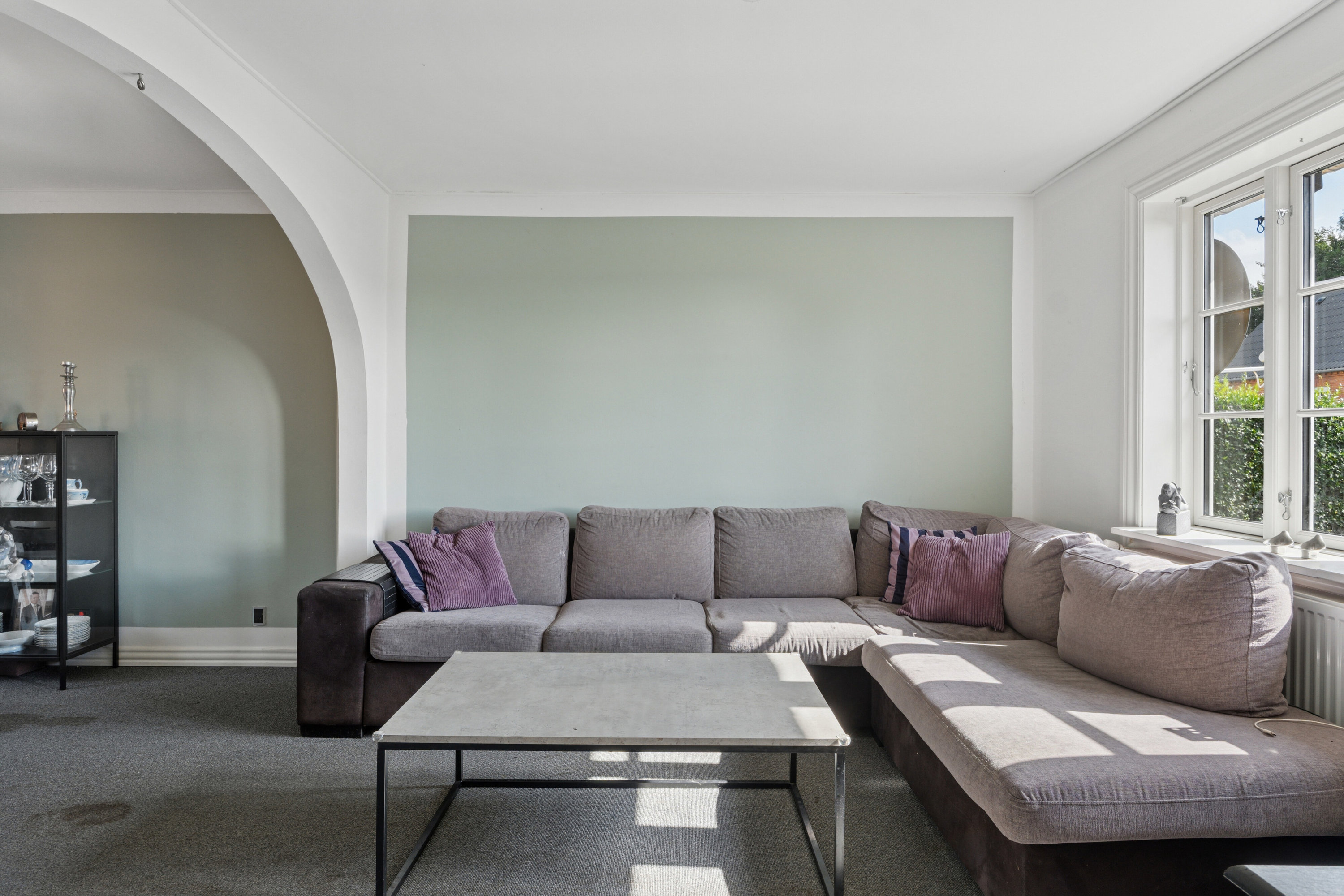 Fremhævet stue billede i fuldskærmstilstand. Billede af Gimlingevej 15, Flakkebjerg, 4200 Slagelse