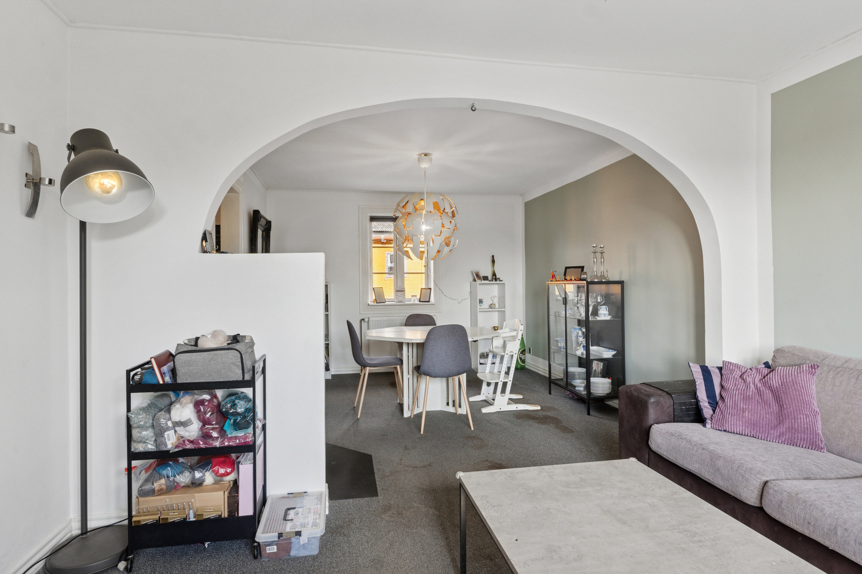 Fremhævet stue billede i fuldskærmstilstand. Billede af Gimlingevej 15, Flakkebjerg, 4200 Slagelse