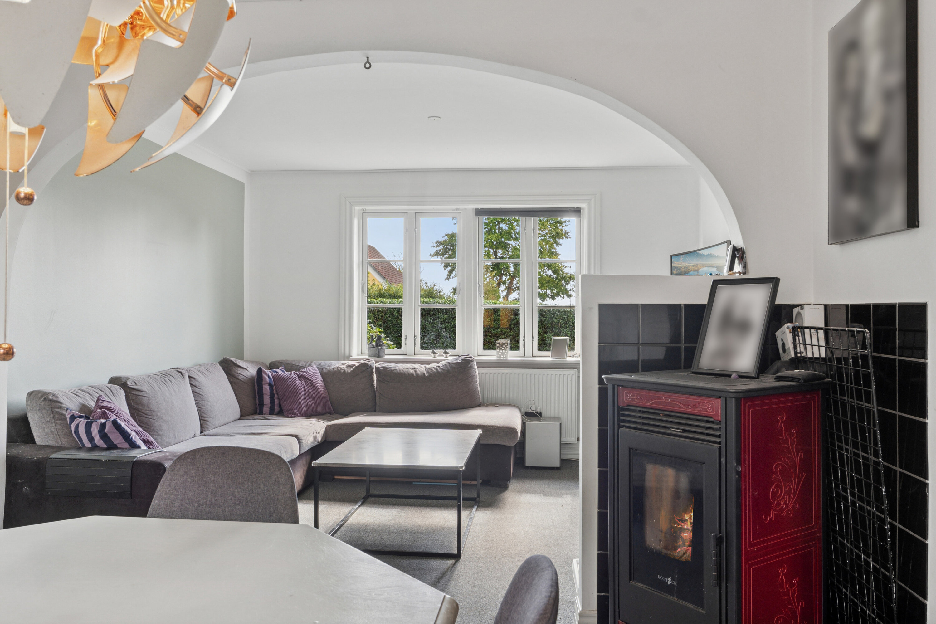 Fremhævet stue billede i fuldskærmstilstand. Billede af Gimlingevej 15, Flakkebjerg, 4200 Slagelse