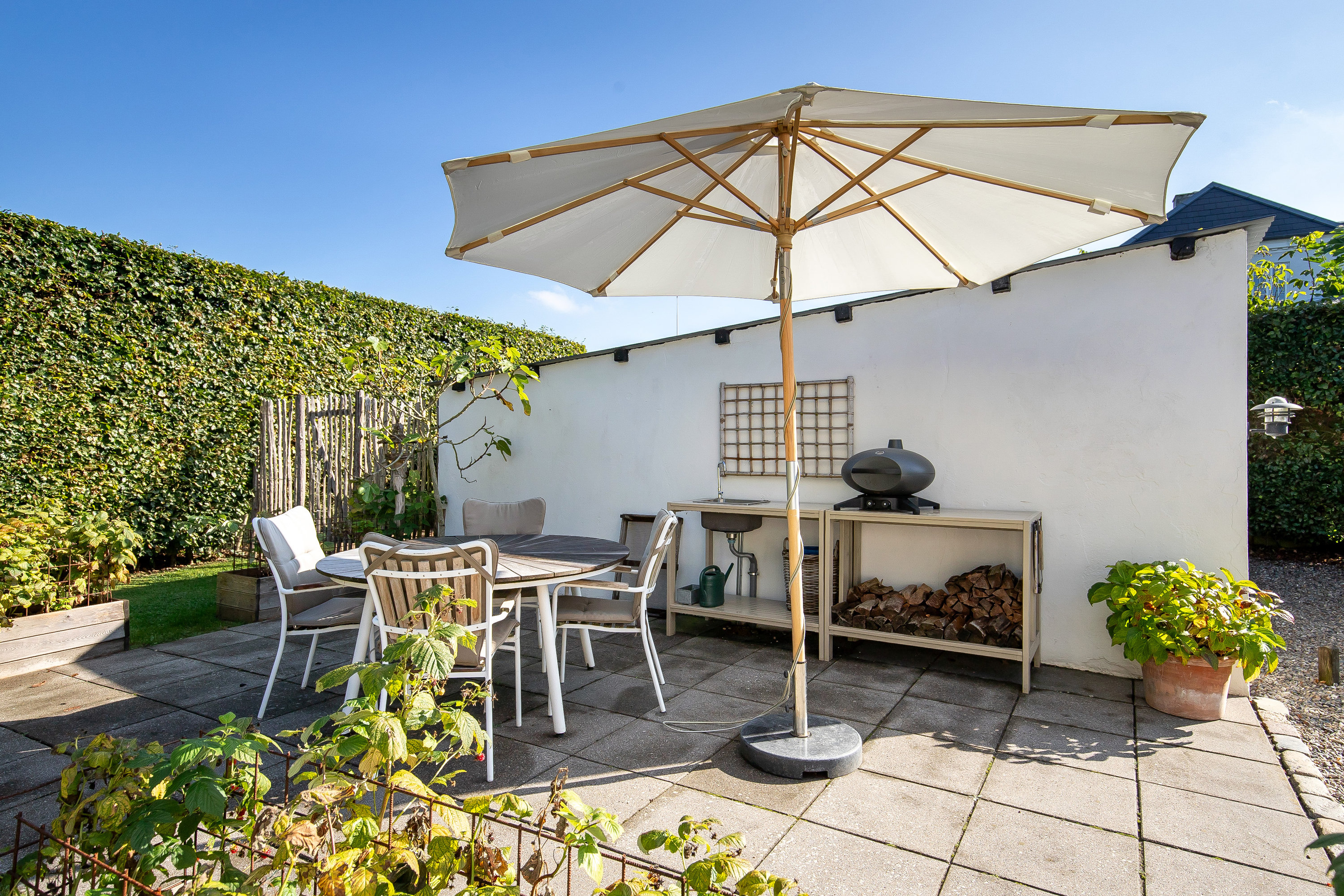 Fremhævet terrasse billede i fuldskærmstilstand. Billede af Nr. Bjertvej 71, Nr. Bjert, 6000 Kolding