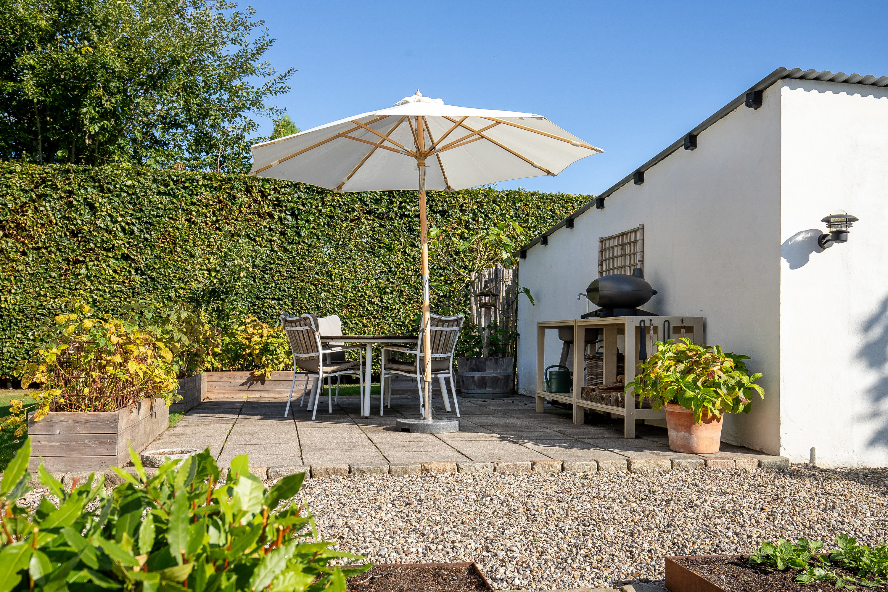 Fremhævet terrasse billede i fuldskærmstilstand. Billede af Nr. Bjertvej 71, Nr. Bjert, 6000 Kolding