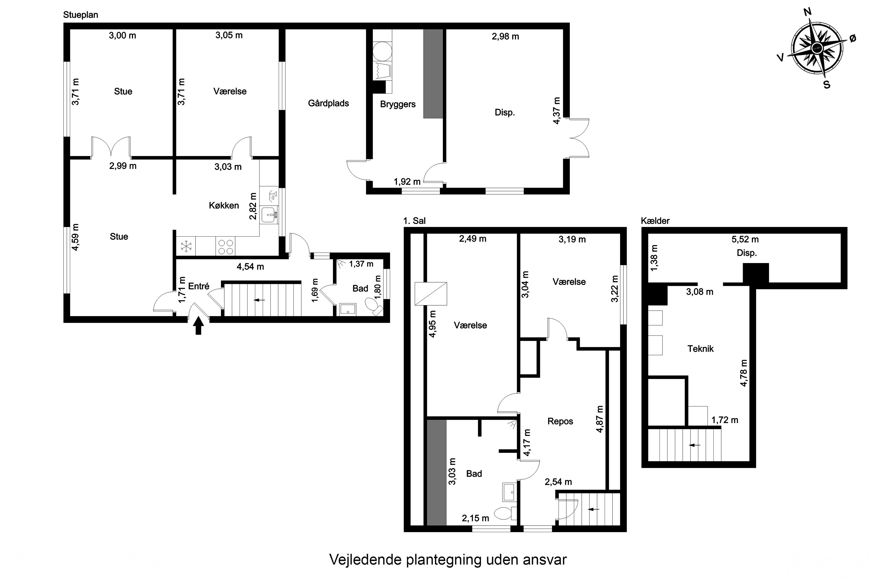 Plantegninger billede af Vejlbyvej 34, Vejlby, 5500 Middelfart