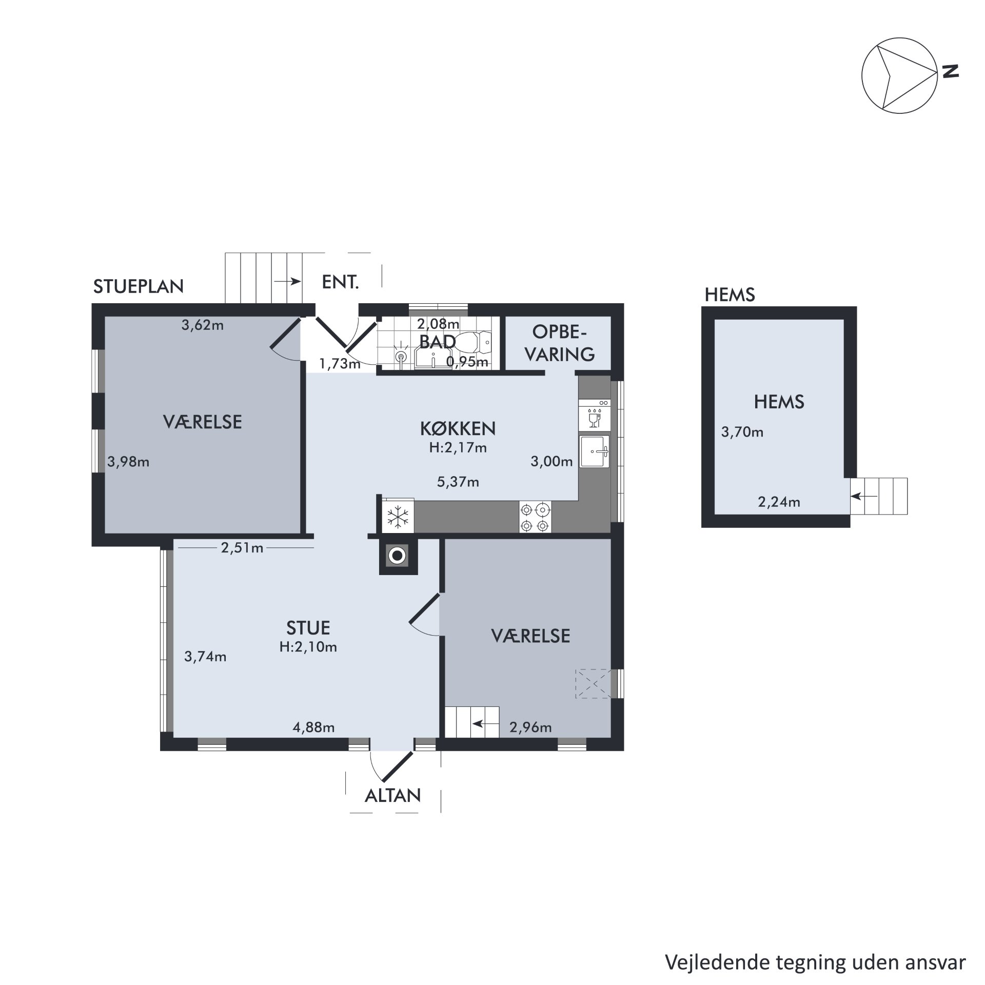 Plantegninger billede af Bækkelundsvej 5, 1., 8240 Risskov
