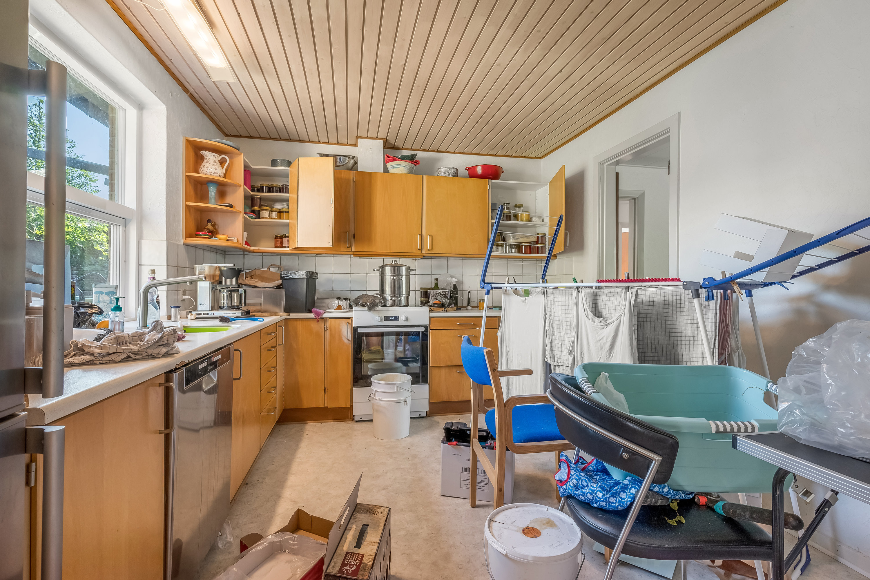 Fremhævet køkken billede i fuldskærmstilstand. Billede af Rydevej 8, Ryde, 7830 Vinderup