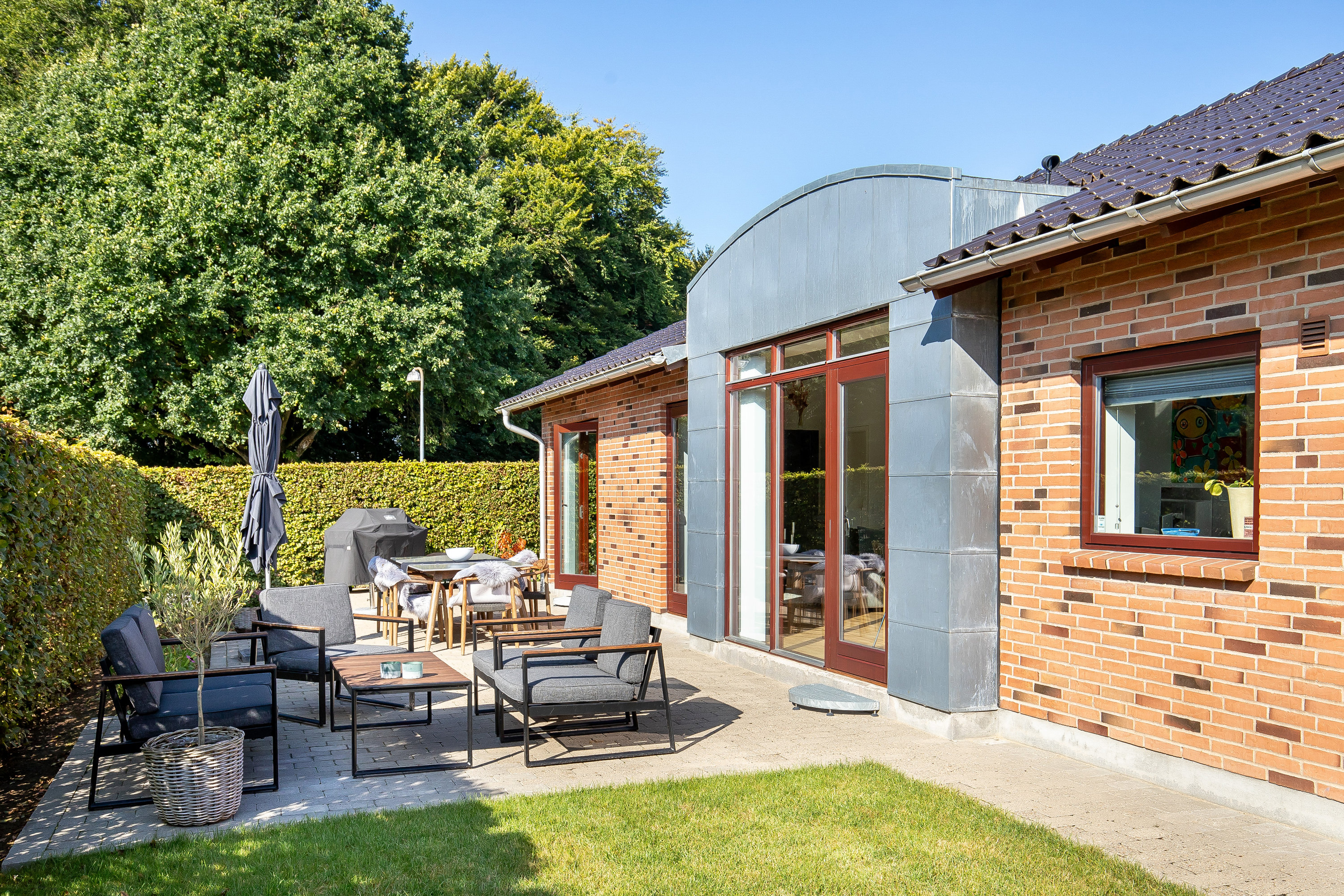 Miniaturebillede 2: terrasse. Billede af Grævlingevænget 1, Strandhuse, 6000 Kolding
