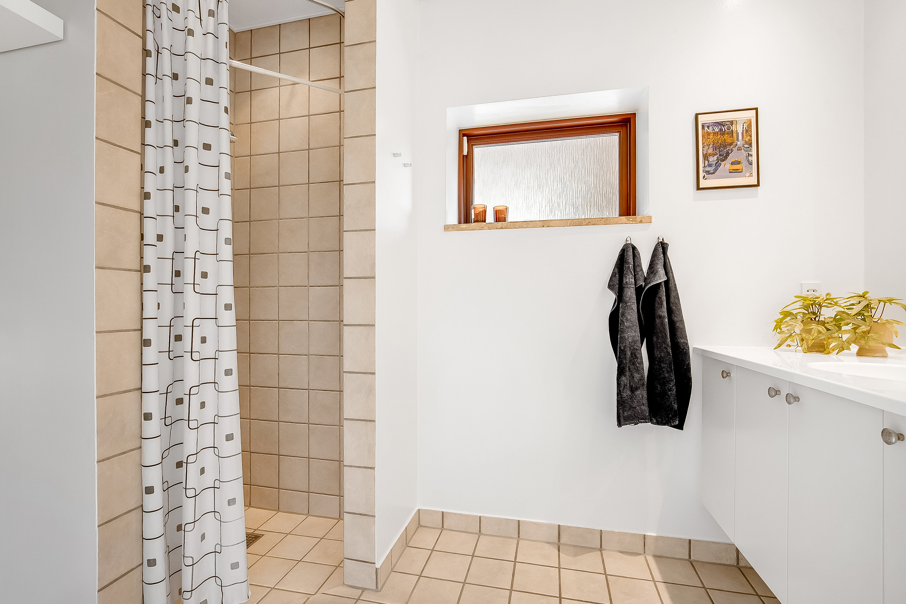 Fremhævet badeværelse billede i fuldskærmstilstand. Billede af Grævlingevænget 1, Strandhuse, 6000 Kolding